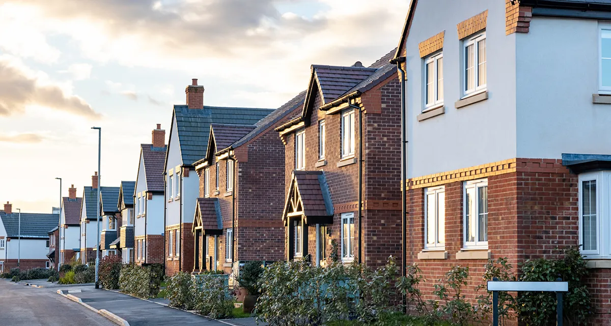 A row of houses