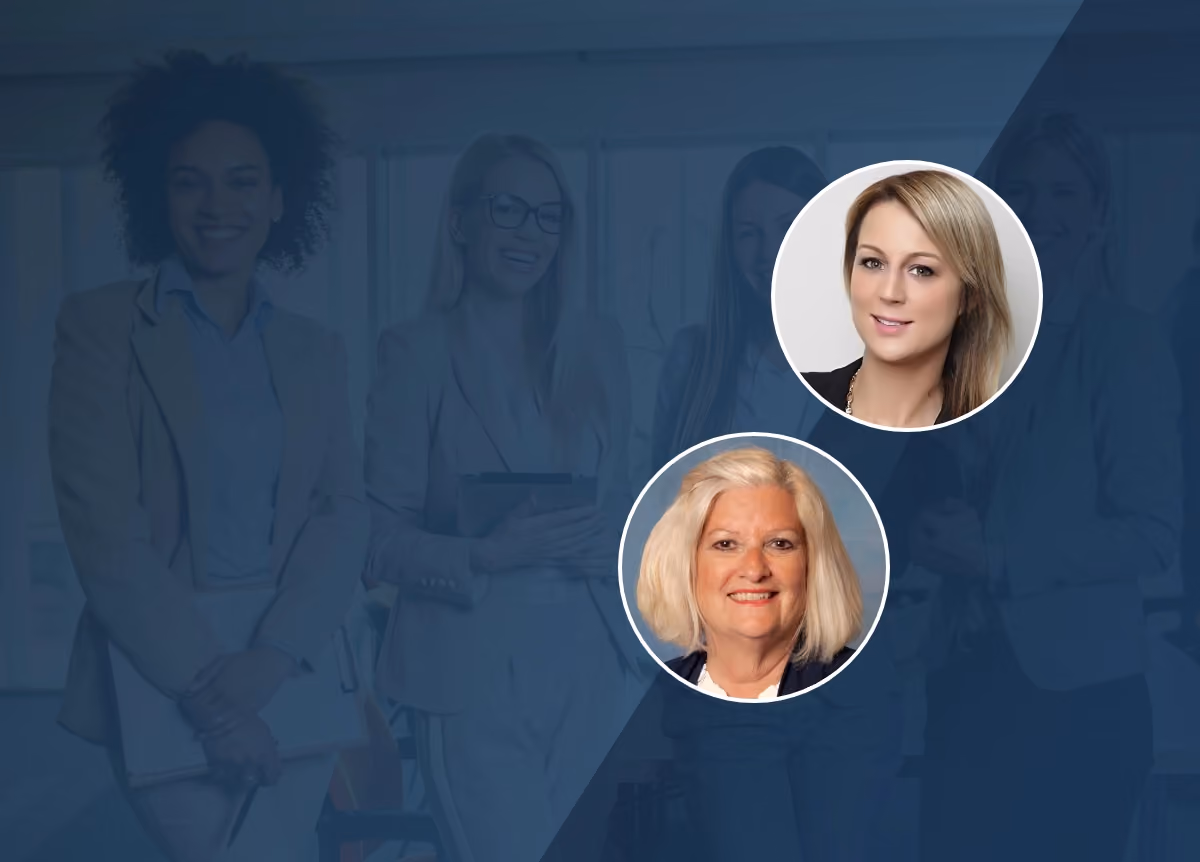Group of smiling businesswomen