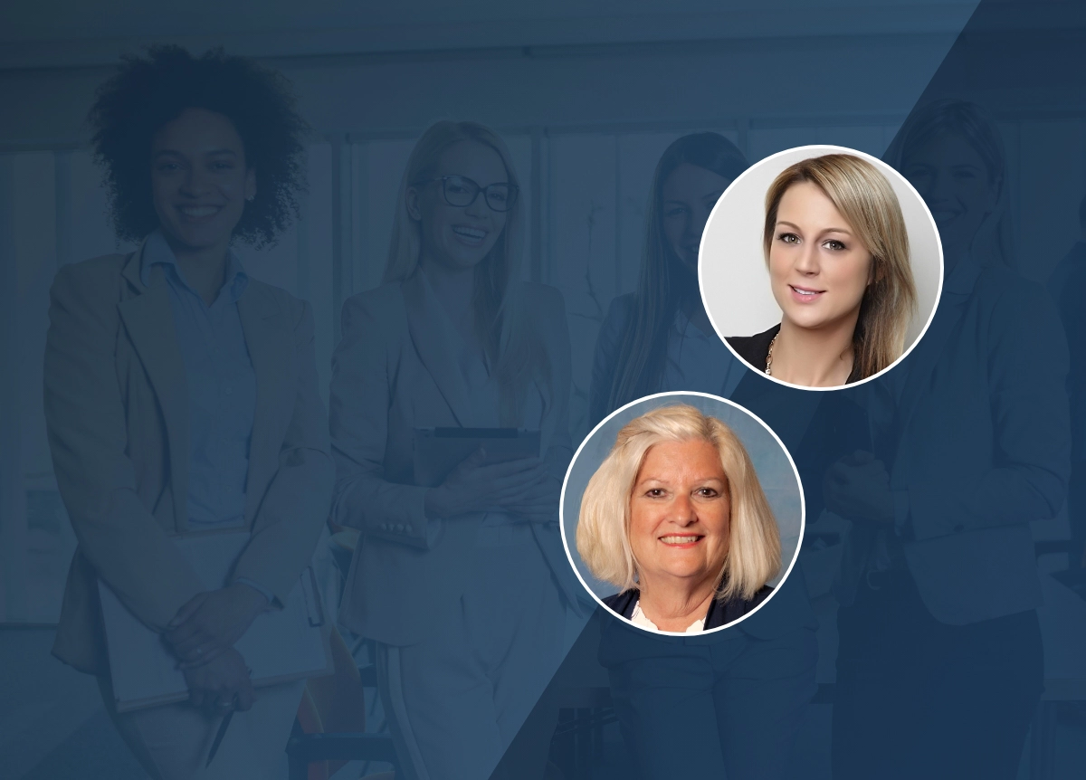 Group of smiling businesswomen