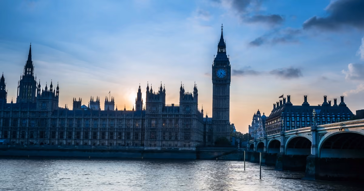The UK parliament building