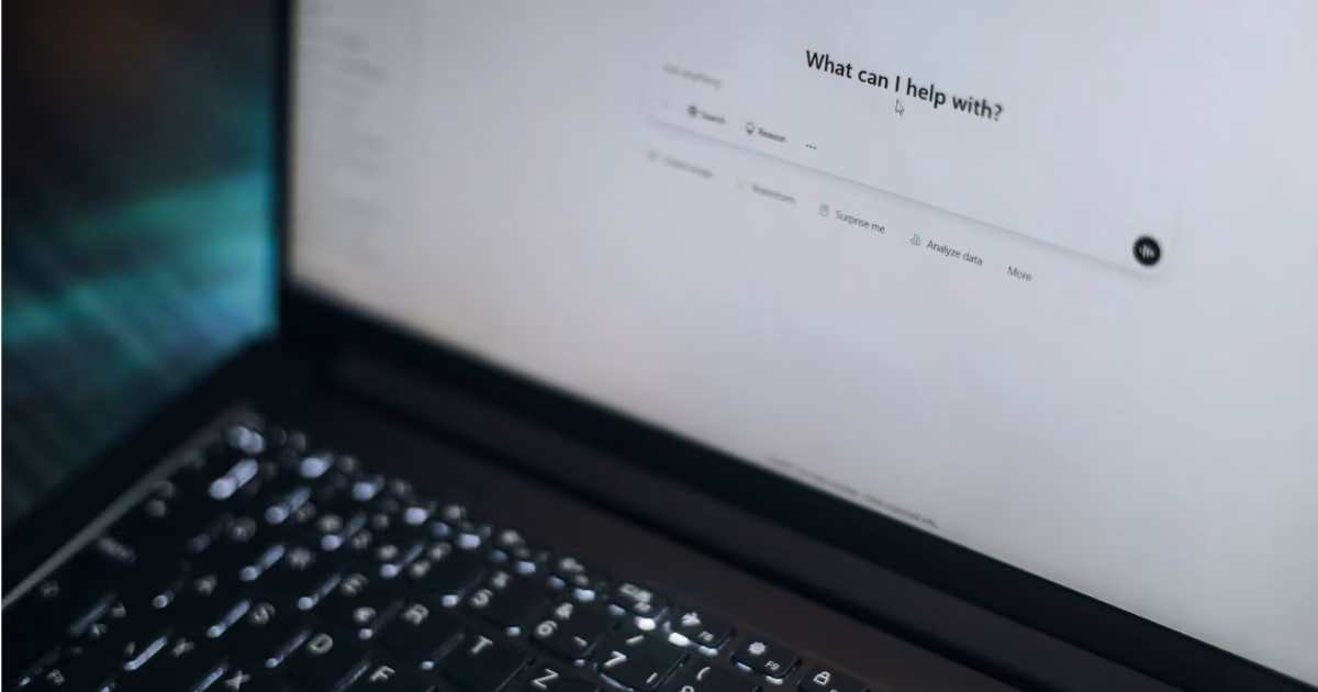 ChatGPT on a laptop