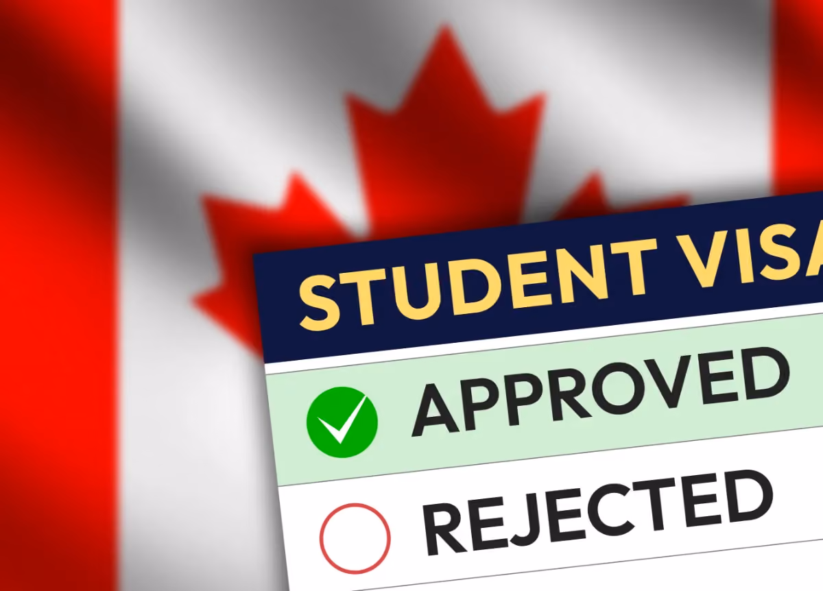 Student visa checked "approved"