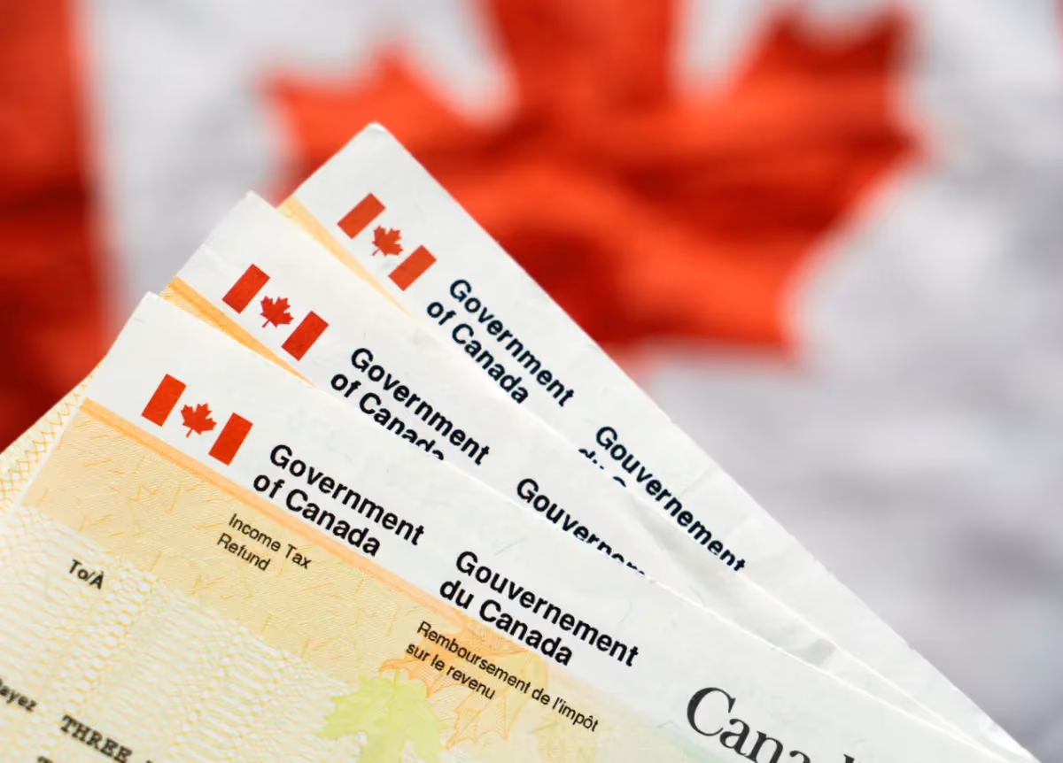 Cheque from Government of Canada