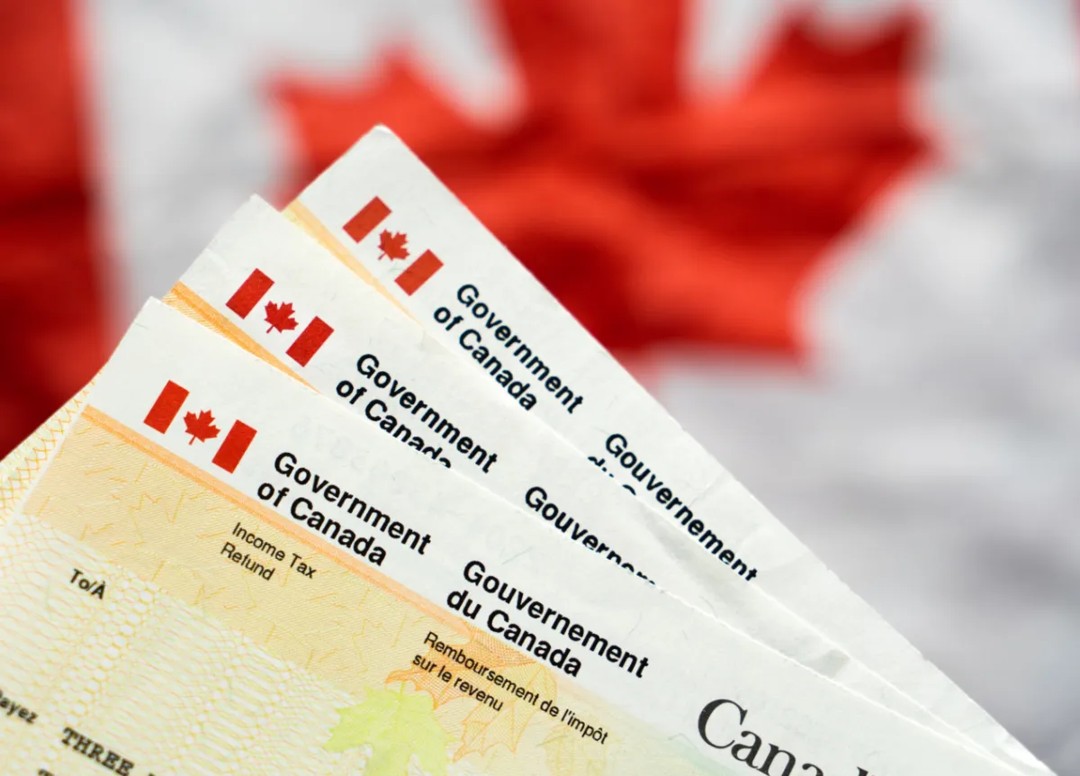 Cheque from Government of Canada