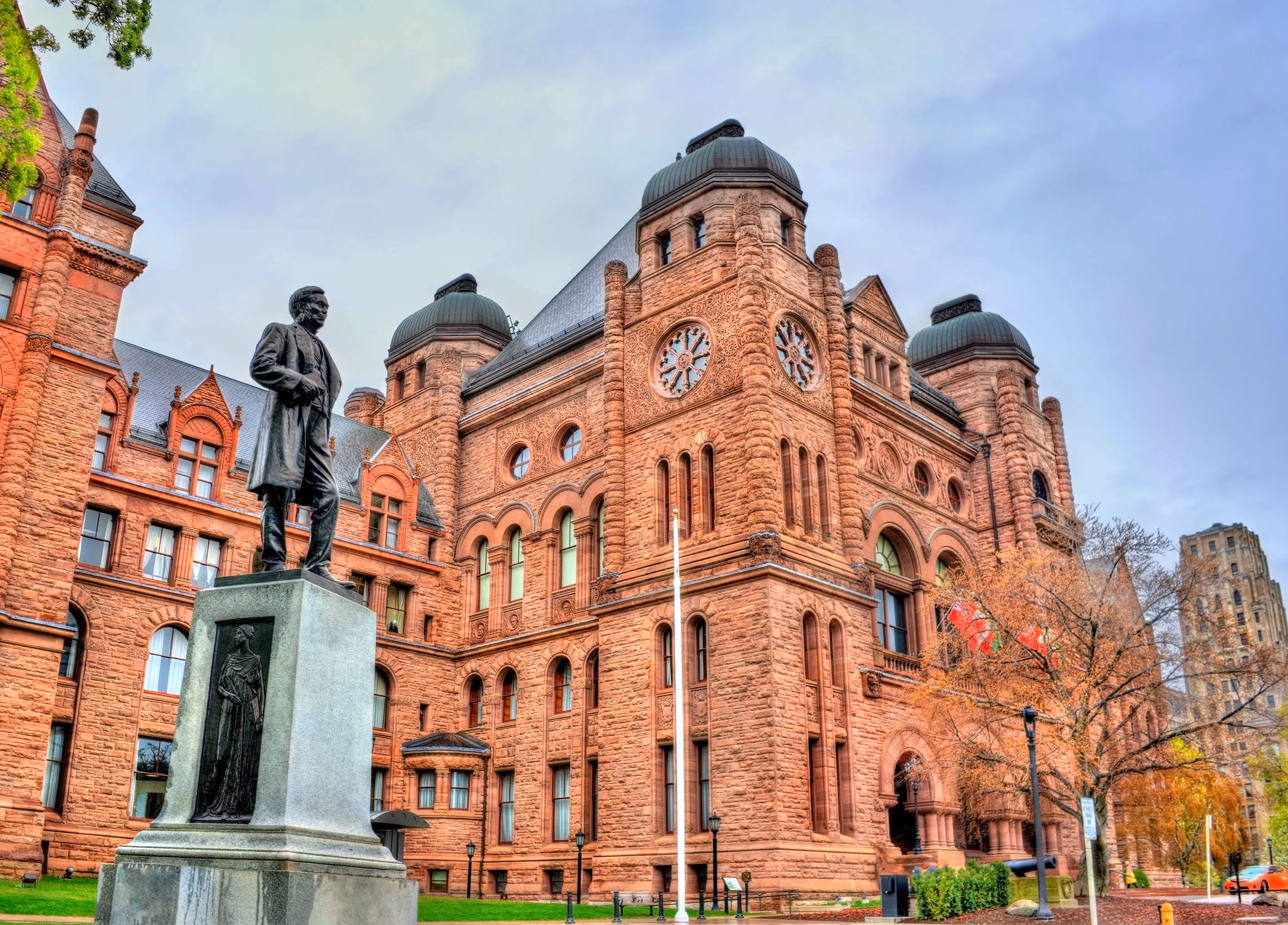 Close-up of Ontario Legislative Building