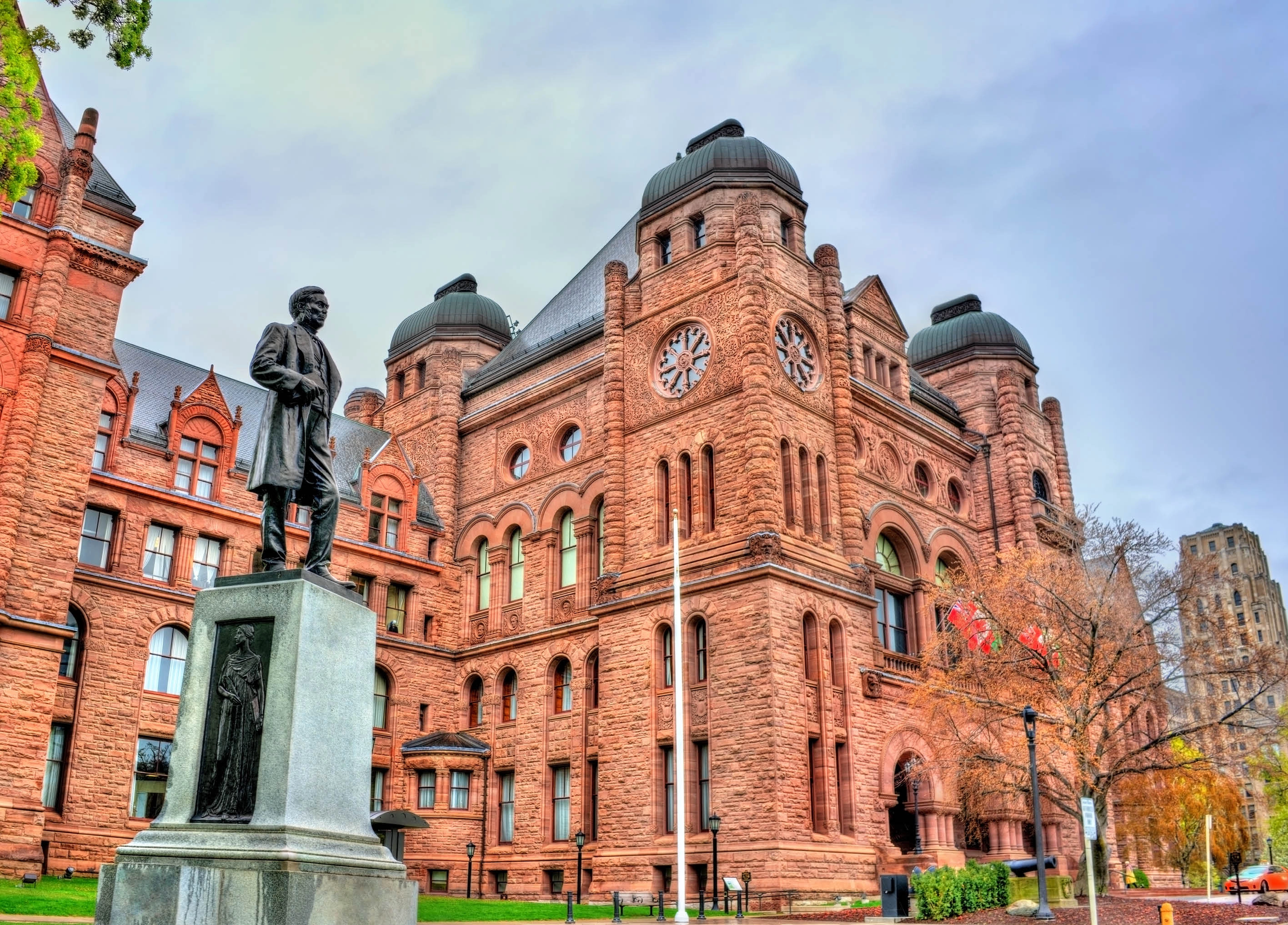 Close-up of Ontario Legislative Building