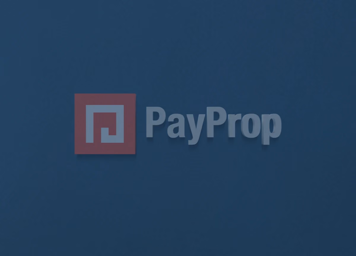 PayProp name and logo on deep blue background