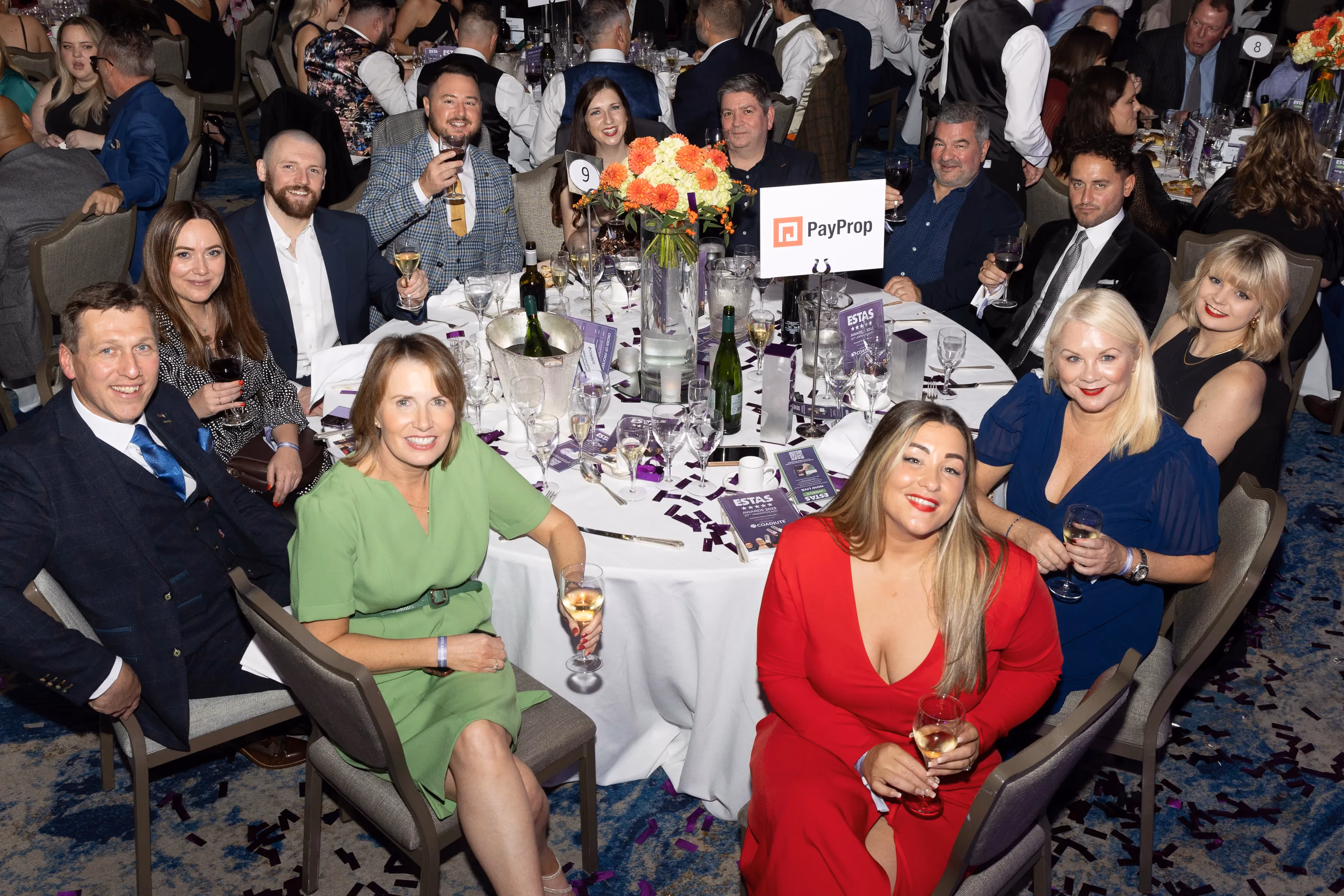 PayProp Client Services team members at the 2023 ESTAS Awards