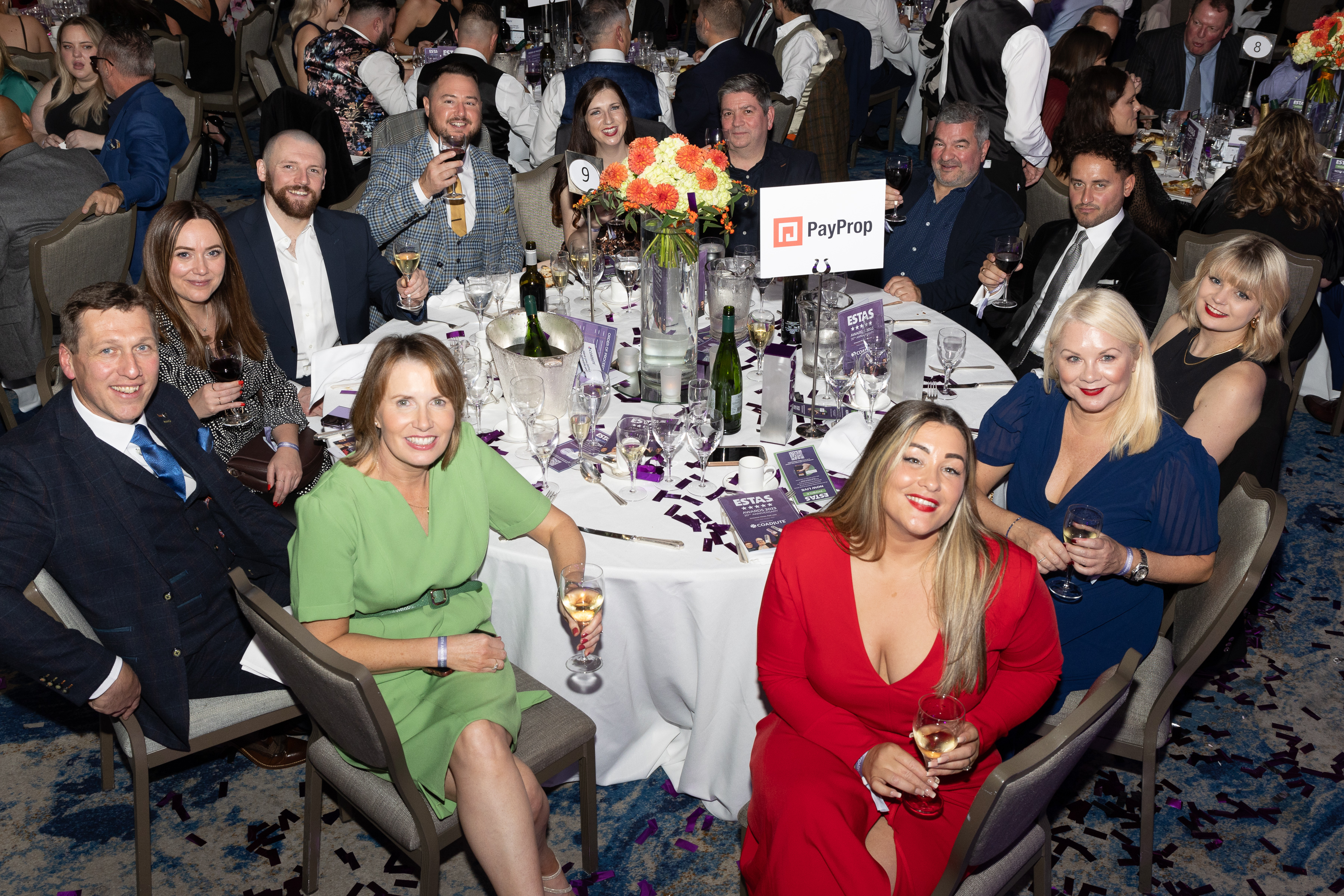 PayProp Client Services team members at the 2023 ESTAS Awards