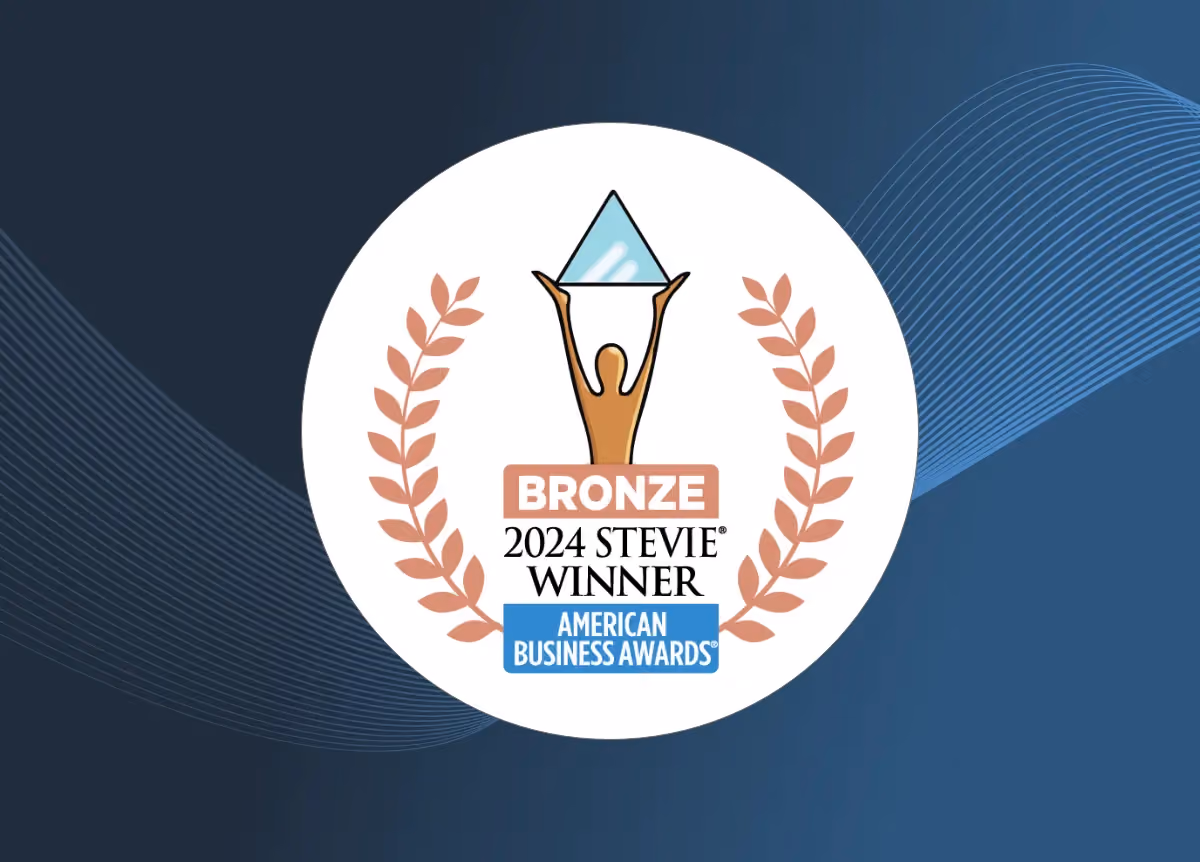 American Business Awards 2024 bronze winner logo