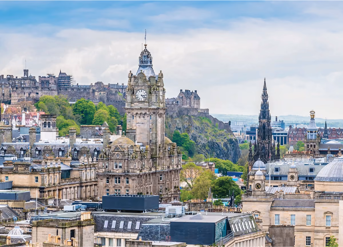 A view of the Edinburgh skyline