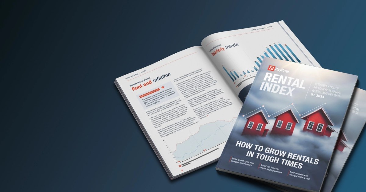 The cover of the PayProp Rental Index Q1 2024