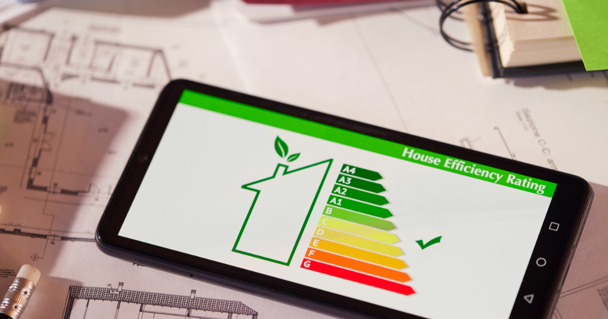 An EPC chart displayed on a tablet screen