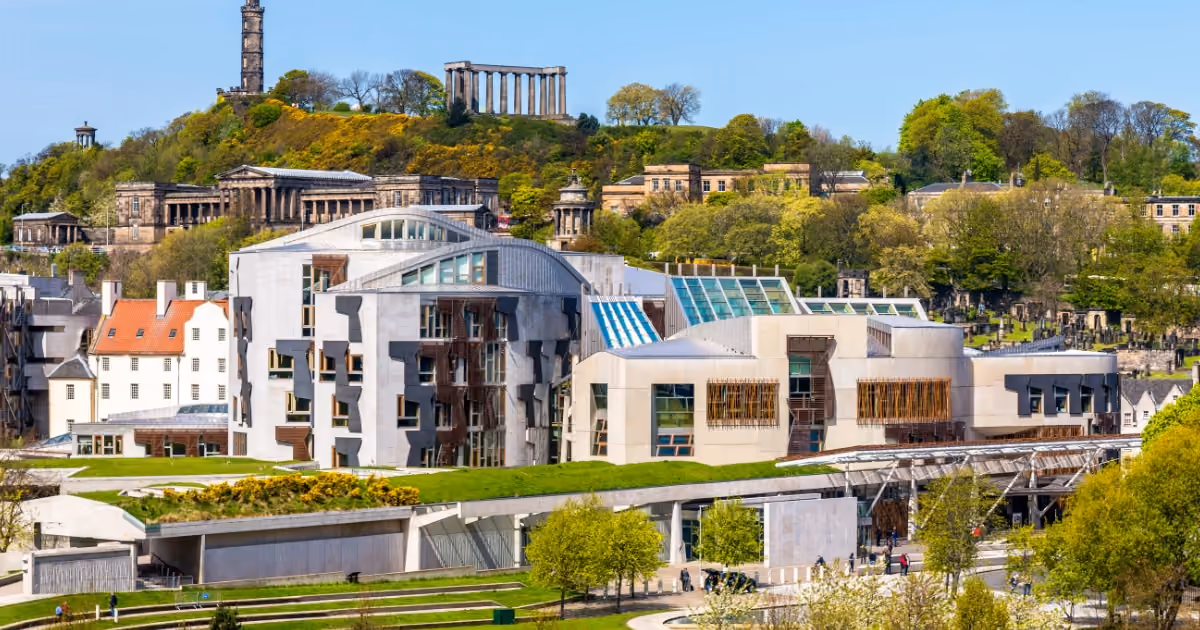 The Scottish Parliament building