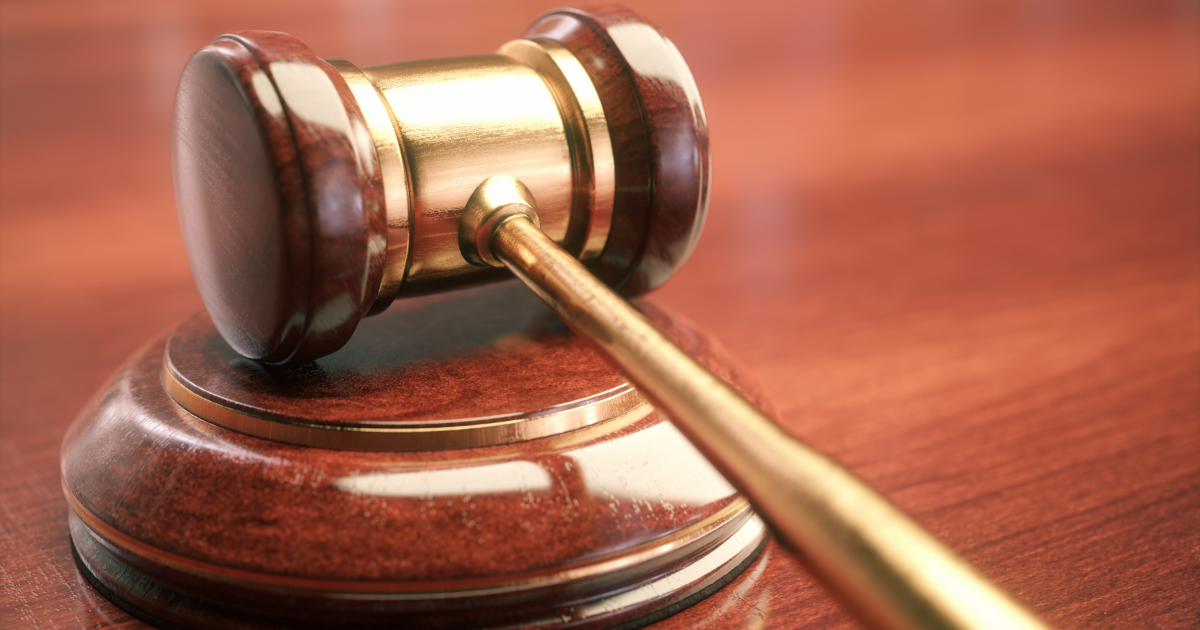 A judge's gavel