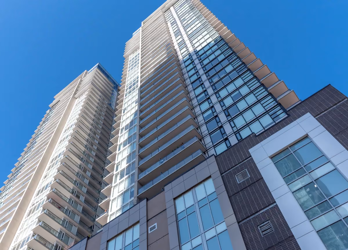 Condominium towers in Calgary, Alberta