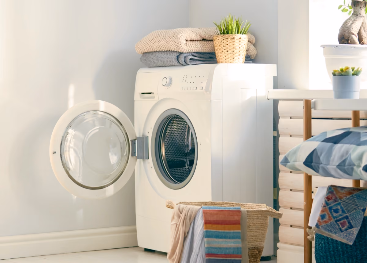 In-unit washing machine