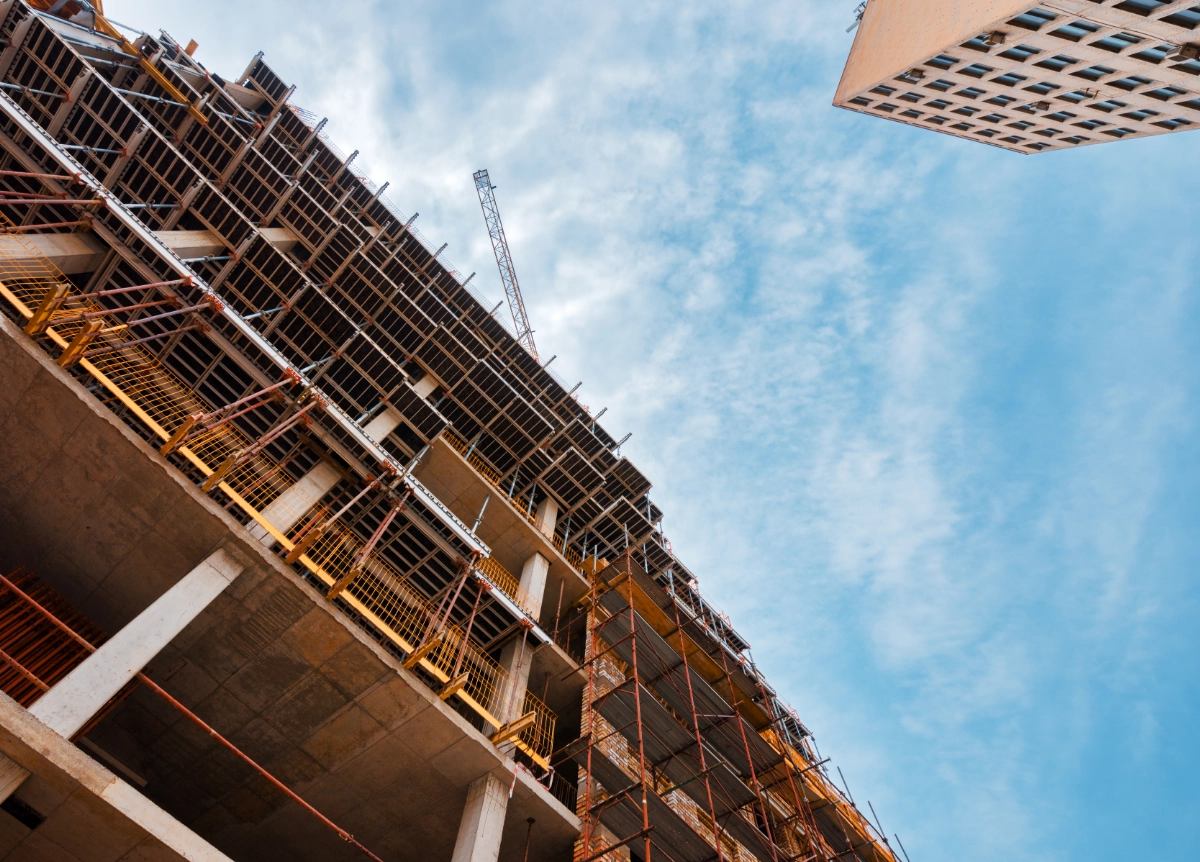 A building under construction