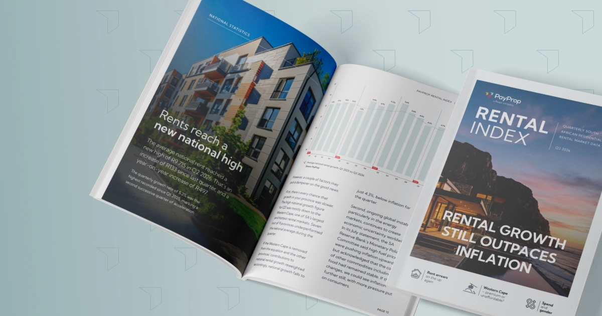 PayProp Rental Index: Rental growth outpaces inflation as Western Cape sets the pace