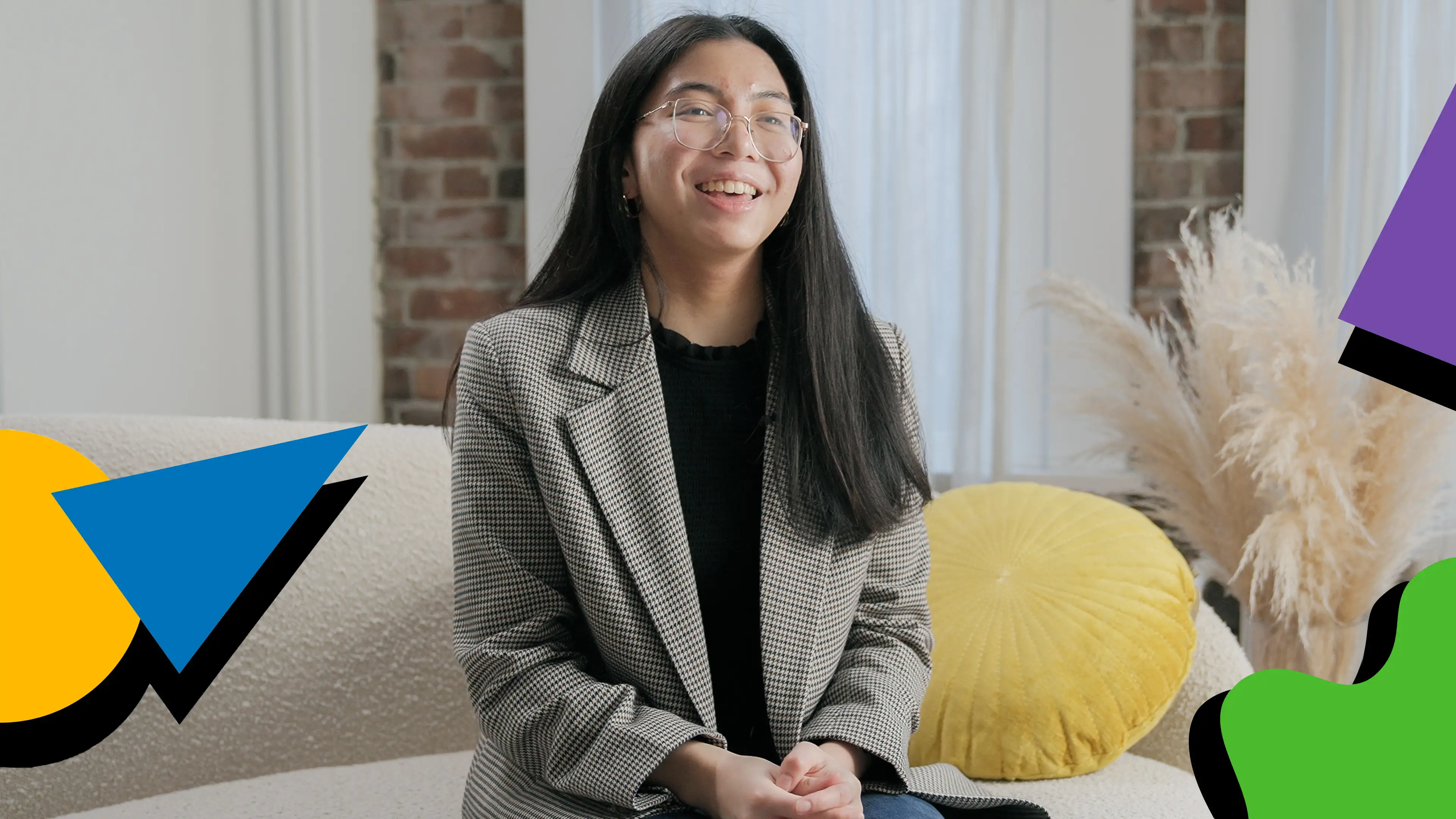 A youth being interviewed for CanWork BC