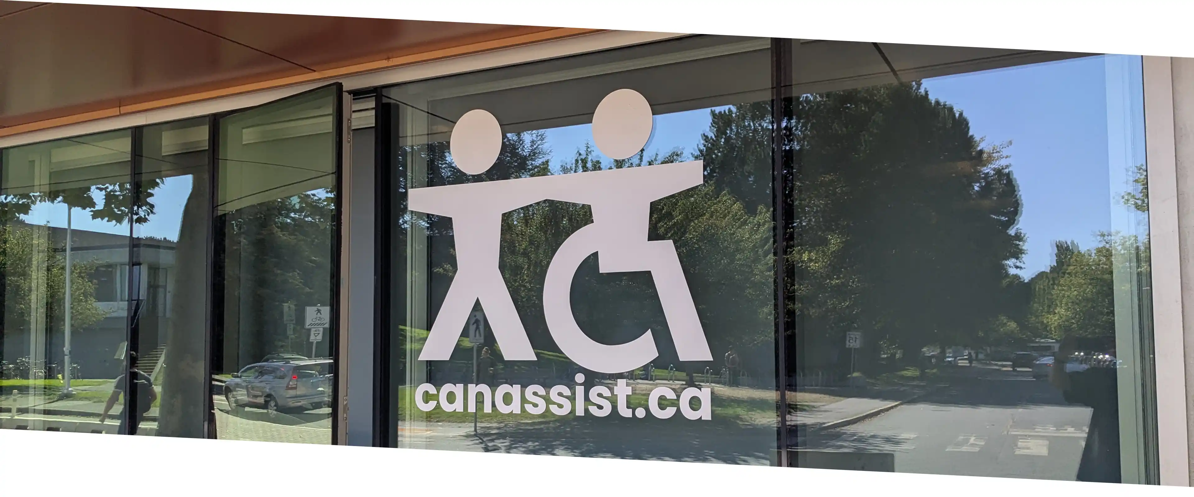 CanAssist co-ops and mechanical design specialist, in transit, having fun