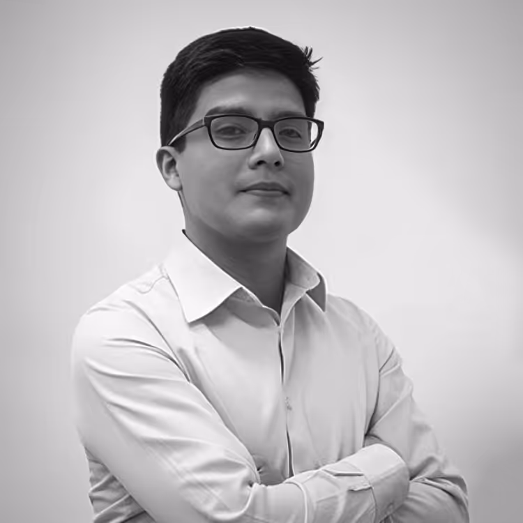 Foto de Renzo Gonzales, miembro del equipo de Flama