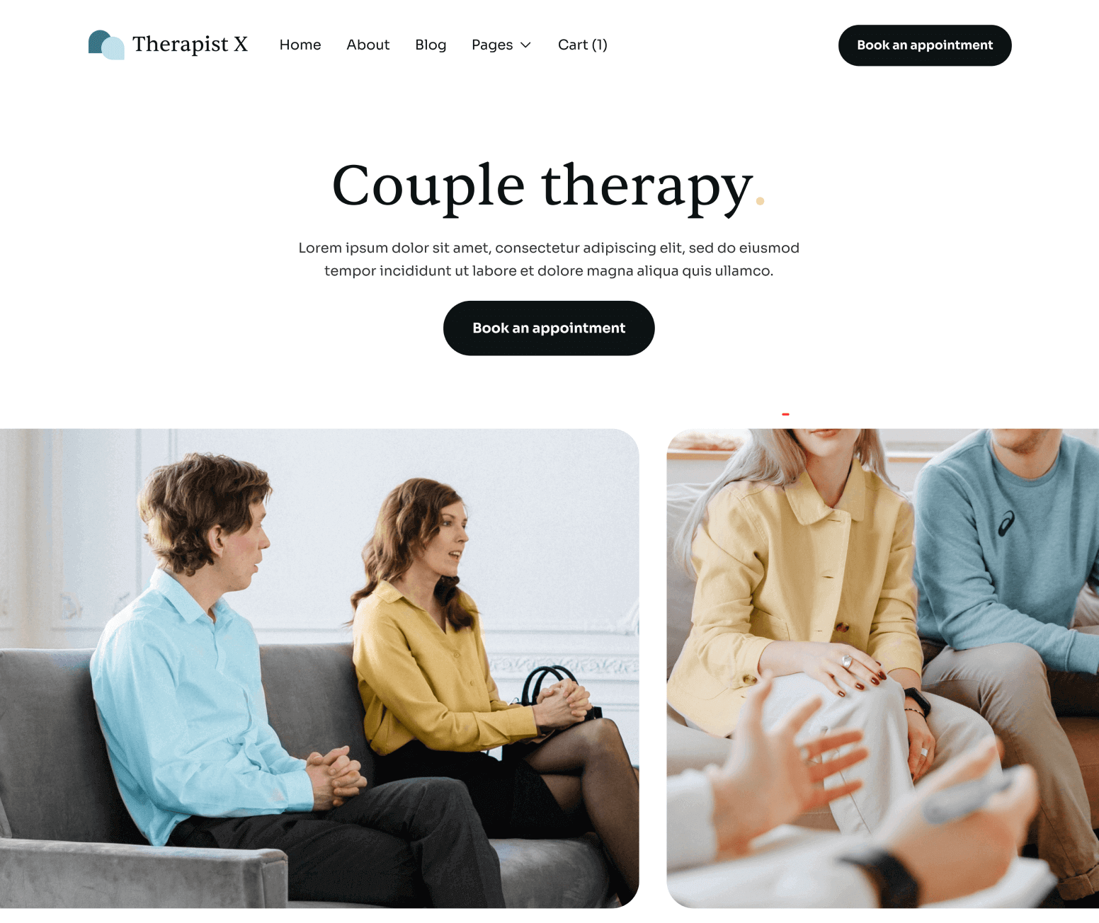 Therapist X - Service Single Main Page - Therapy Webflow Template