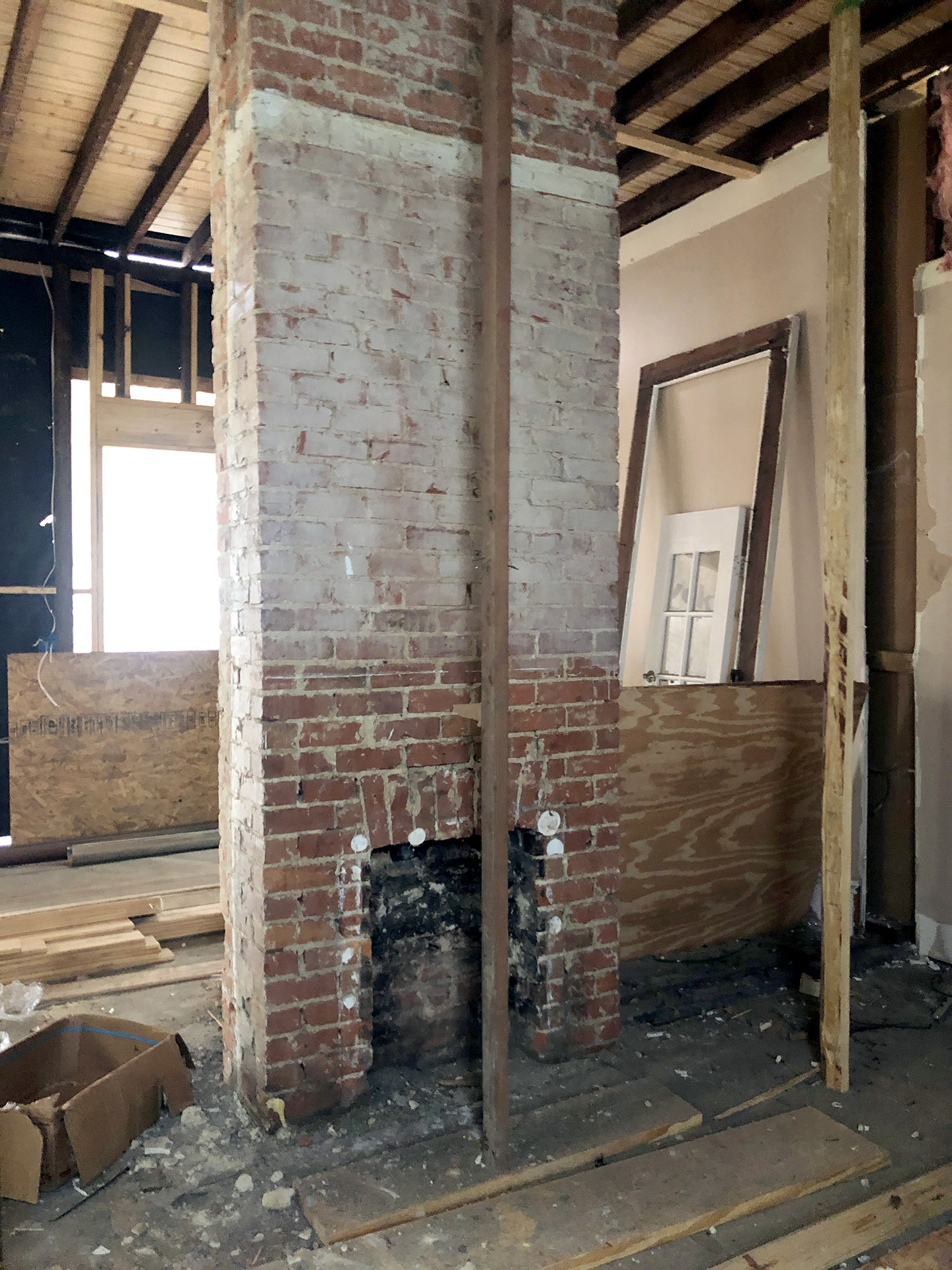 Chippewa house stripped to the bones revealed hidden original elements