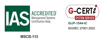 ISO/IEC 27001:2022の認証に関する認定マーク