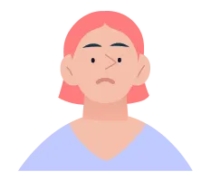 悩みを持った人のイメージイラスト