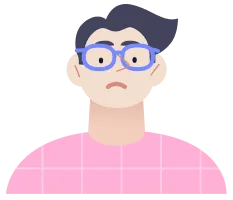 悩みを持った人のイメージイラスト