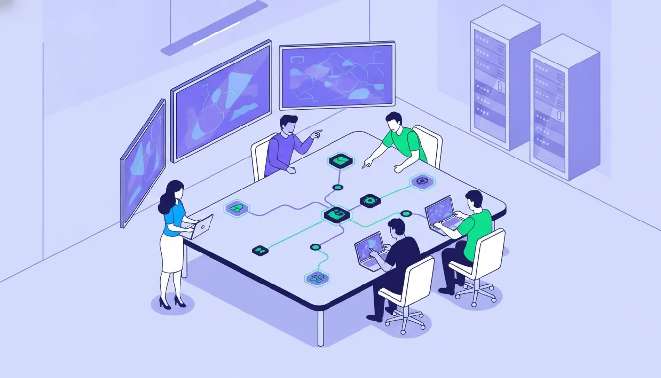 Third party risk management lifecycle connecting cloud, API, SaaS, and vendor systems