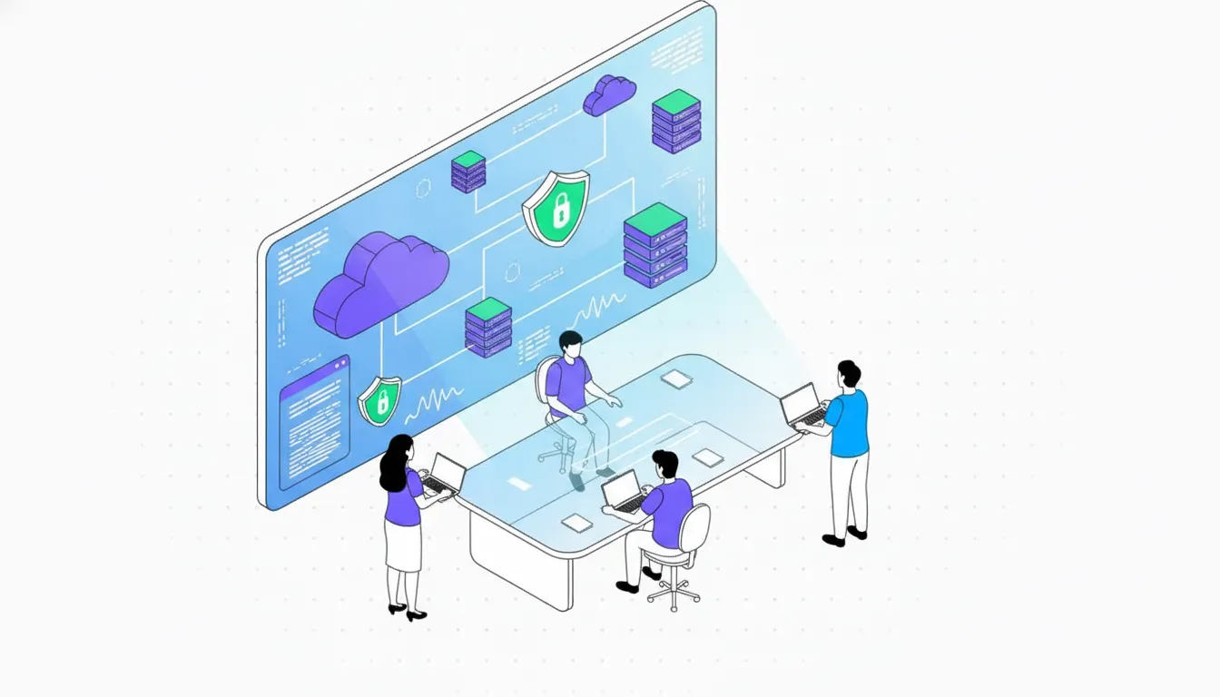 Security team reviewing connected cloud assets and exposure