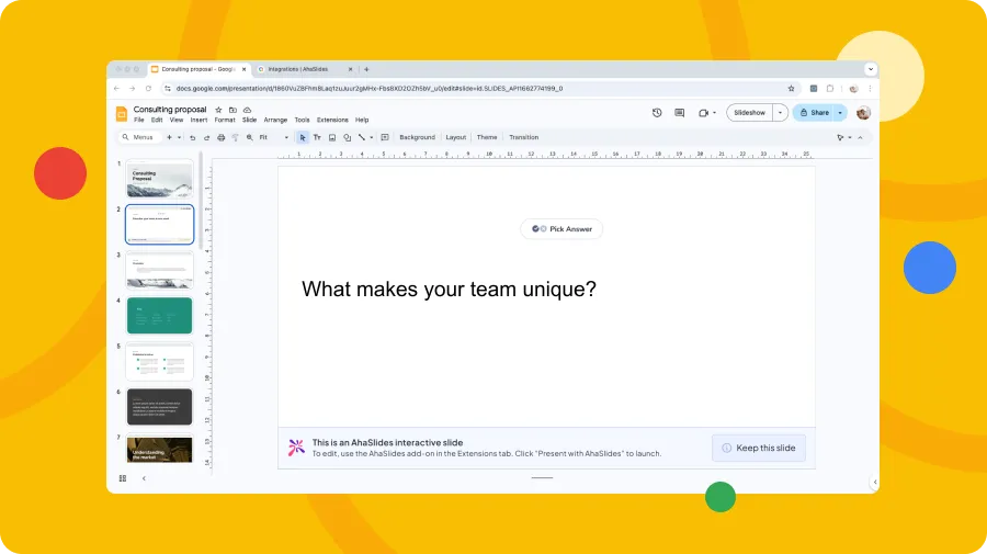 Свртете го вашиот Google Slides presentations into interactive experiences