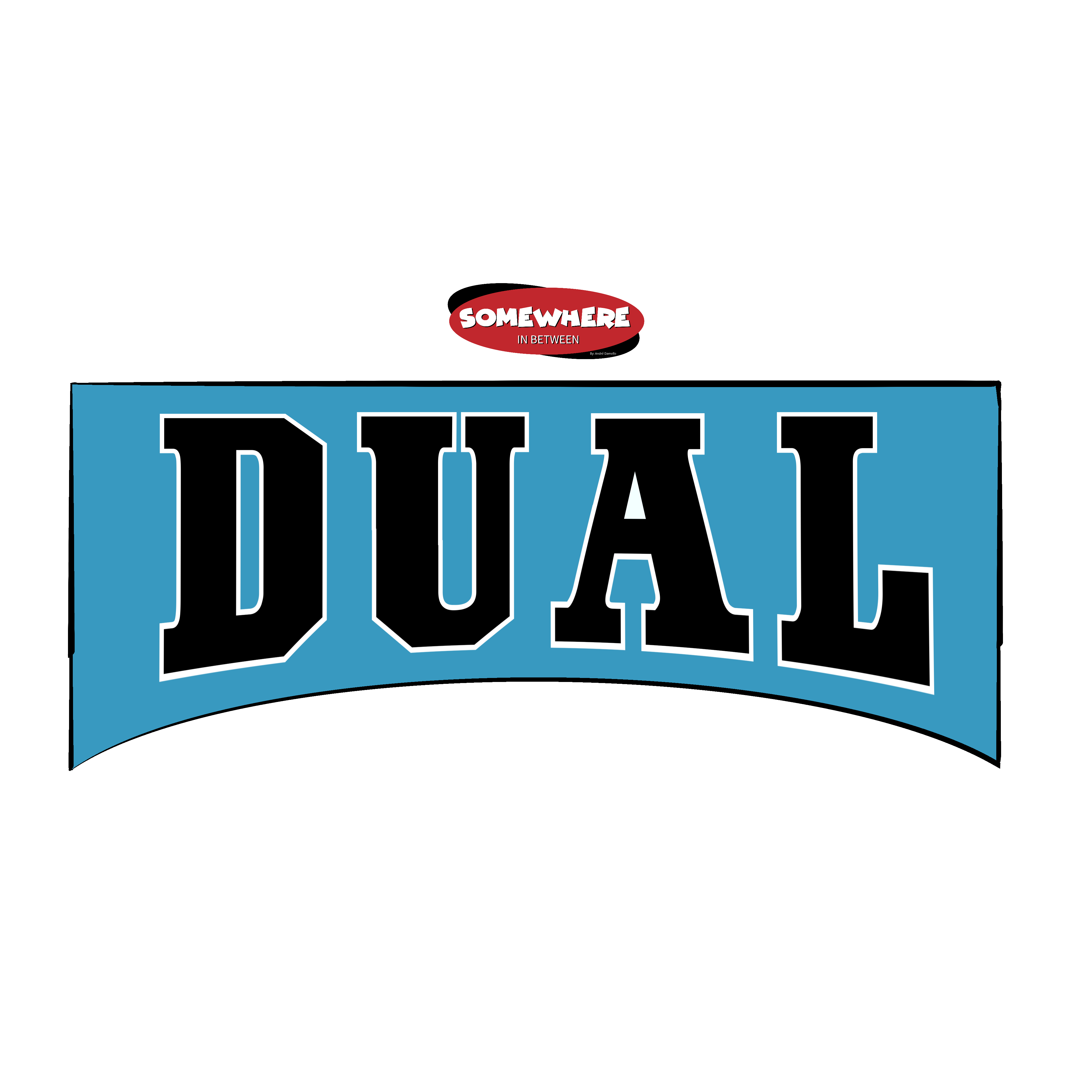 Clickable tiles representing different storylines from Somewhere in Between. Each tile features unique artwork and titles, allowing users to browse and select specific arcs to explore. Hovering reveals a brief description; clicking takes readers directly to the first comic in that storyline.