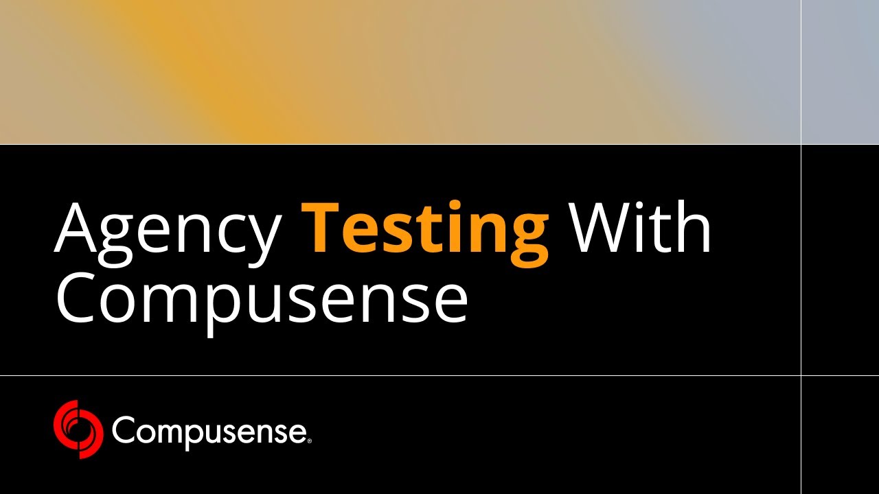 Agency Testing with Compusense