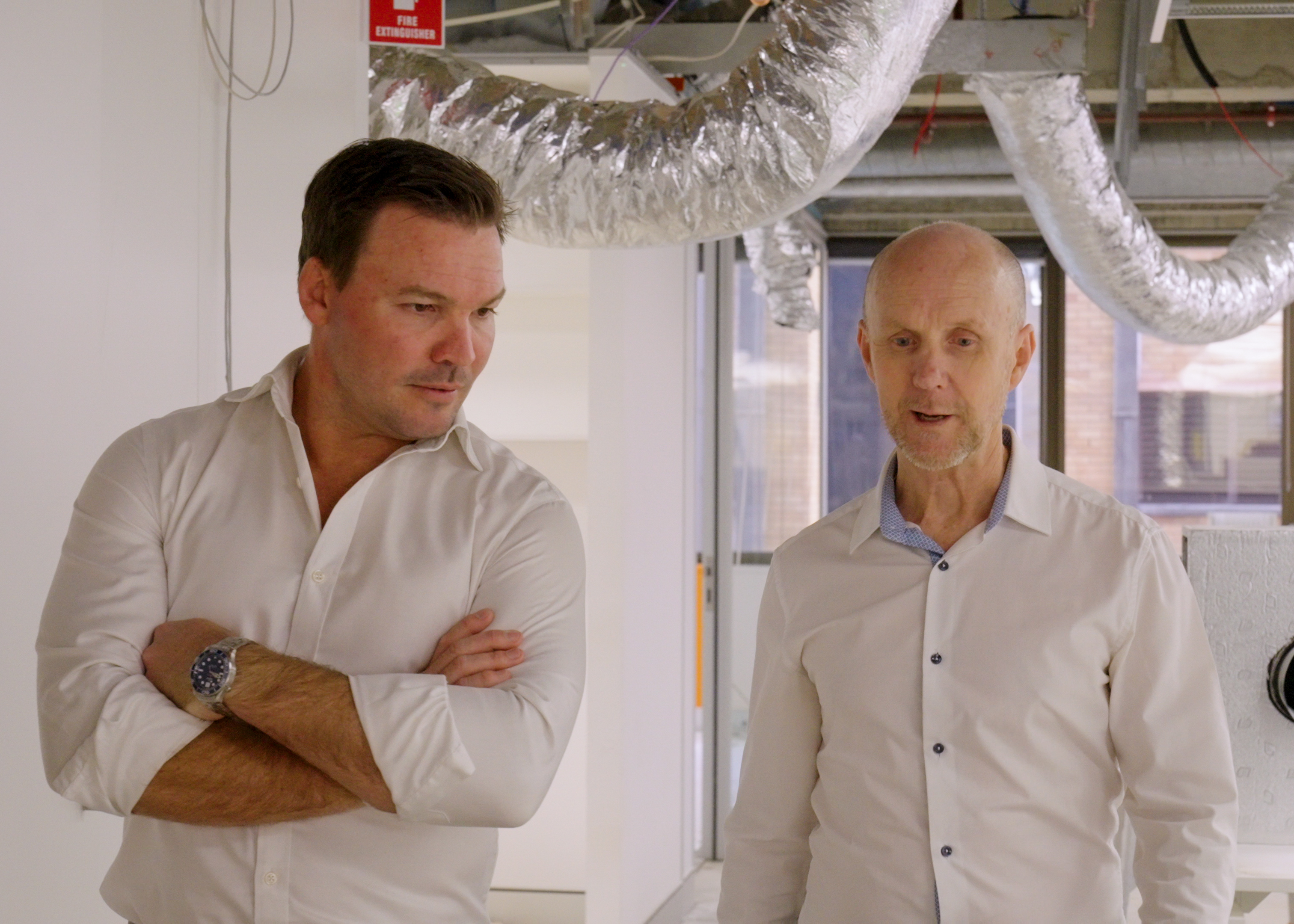 Ken and Danny talking