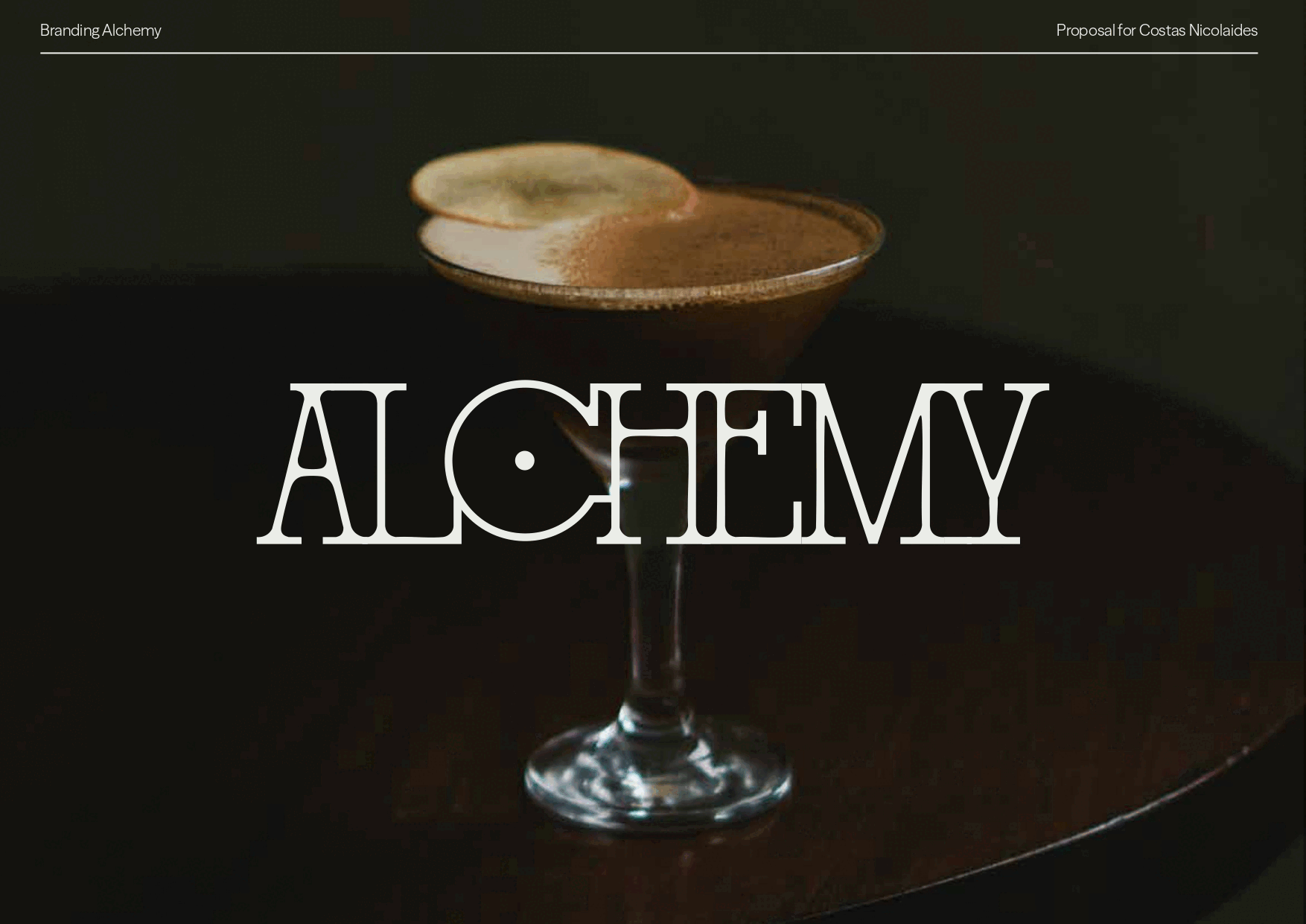 Rebranding Alchemy Bartending School — Identidad visual por Indigo Estudio Mallorca