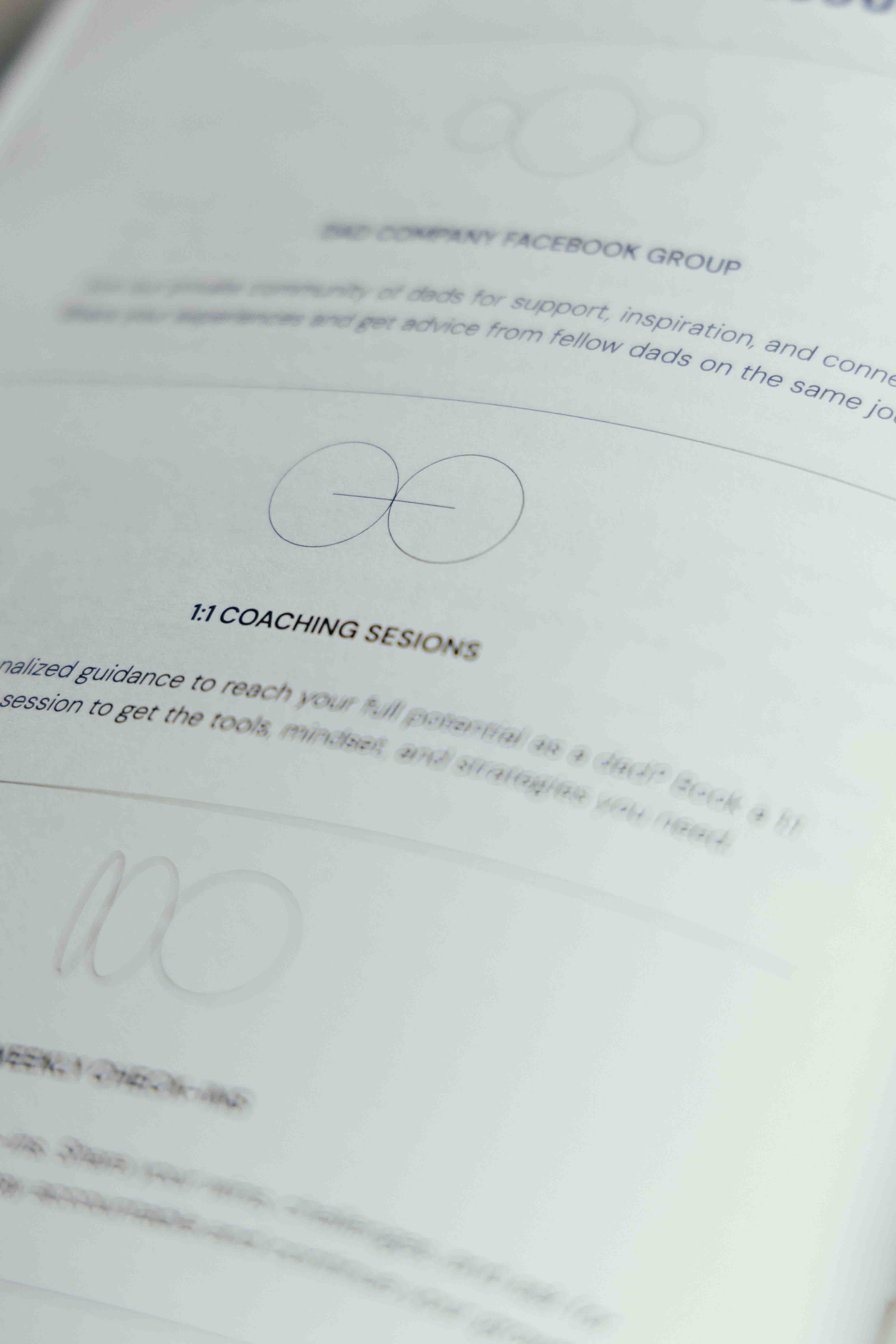 Interior Dad's Journal con prompts de escritura — Indigo Estudio Mallorca