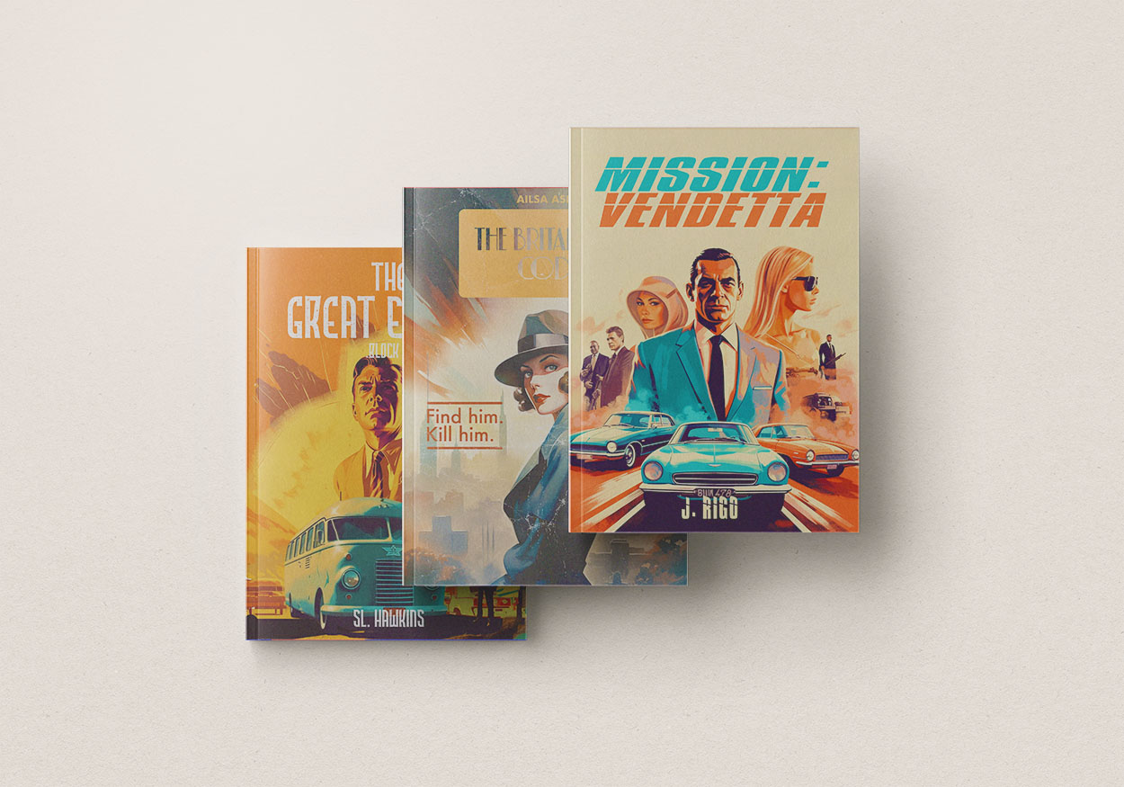 Libro prop para The Mallorca Files Amazon Prime — diseño gráfico Indigo Estudio