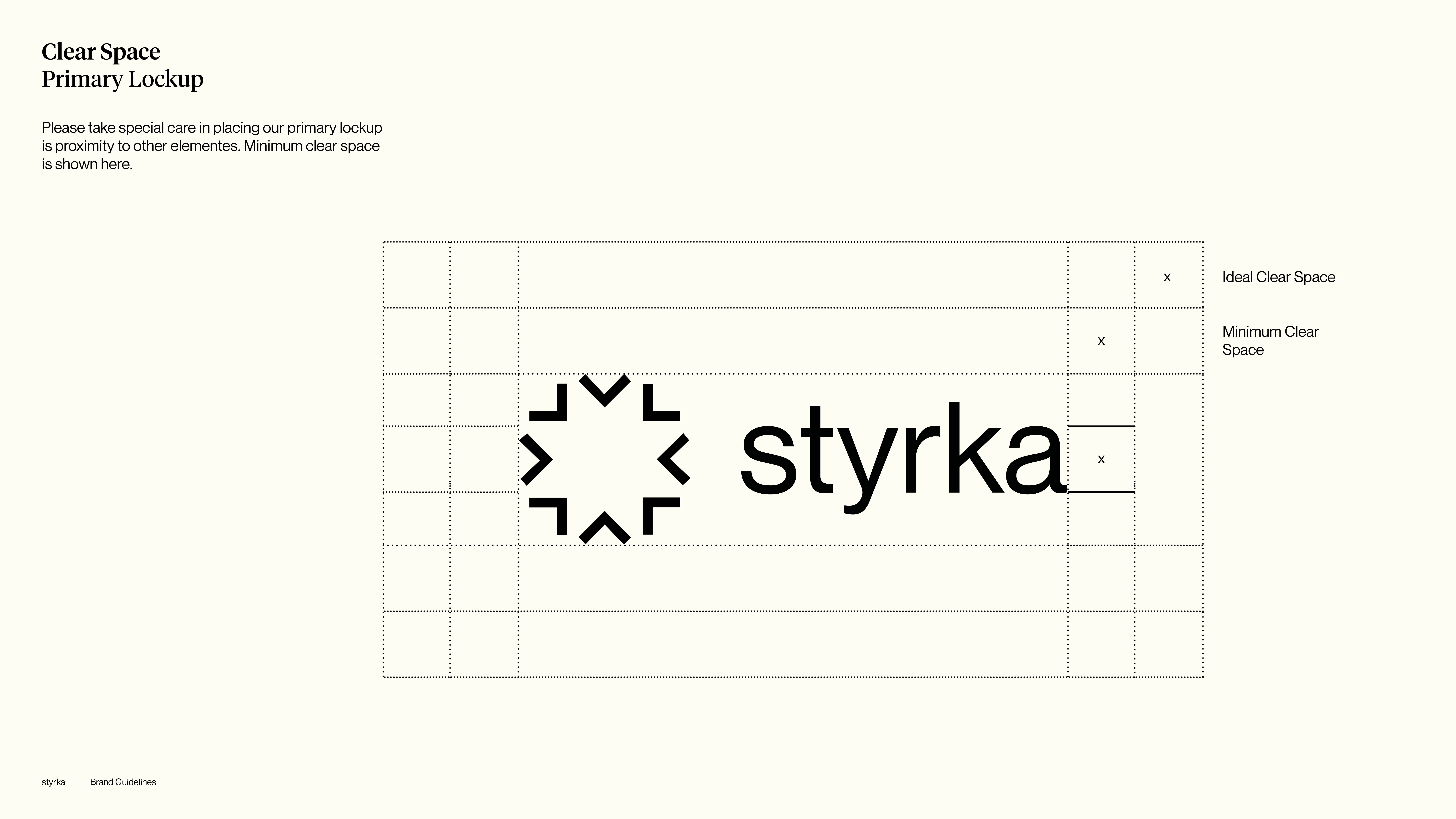 Brandbook Styrka página 4 — tipografía e iconografía por Indigo Estudio