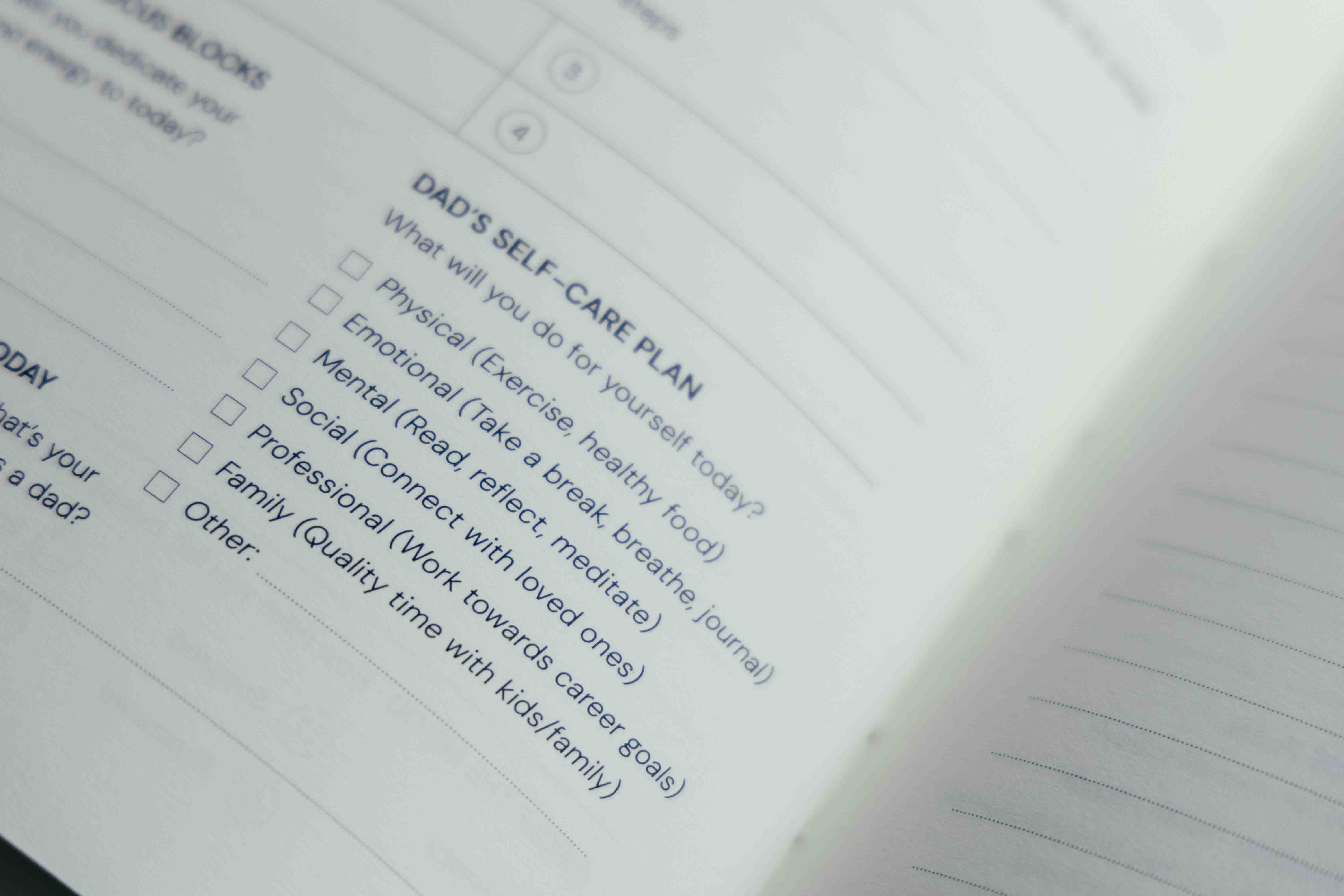 Coaching journal para padres — diseño y maquetación por Indigo Estudio