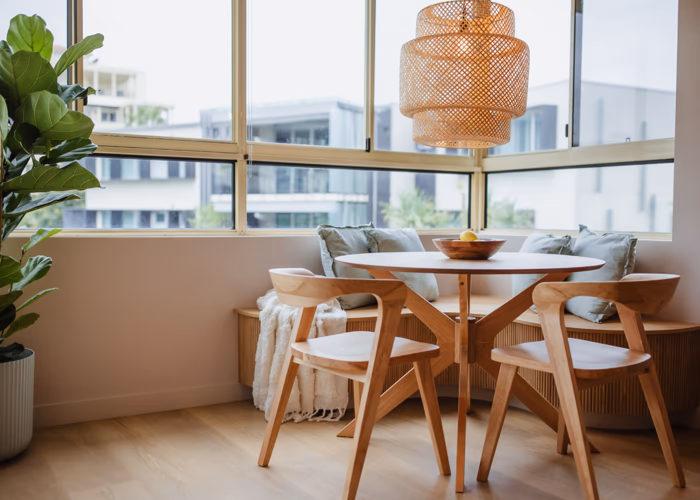 Oxlade Drive living space furnishing for Airbnb