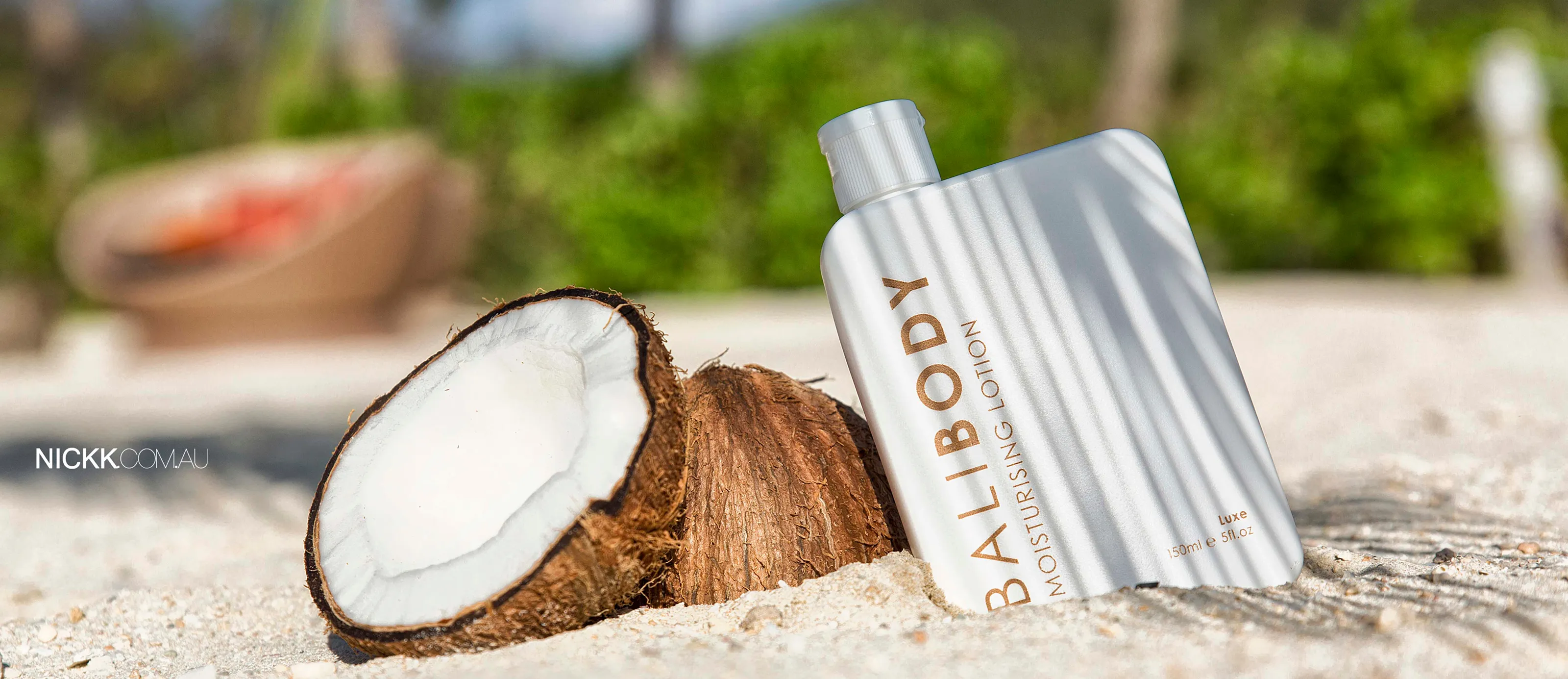 A picture of a product, with coconut.