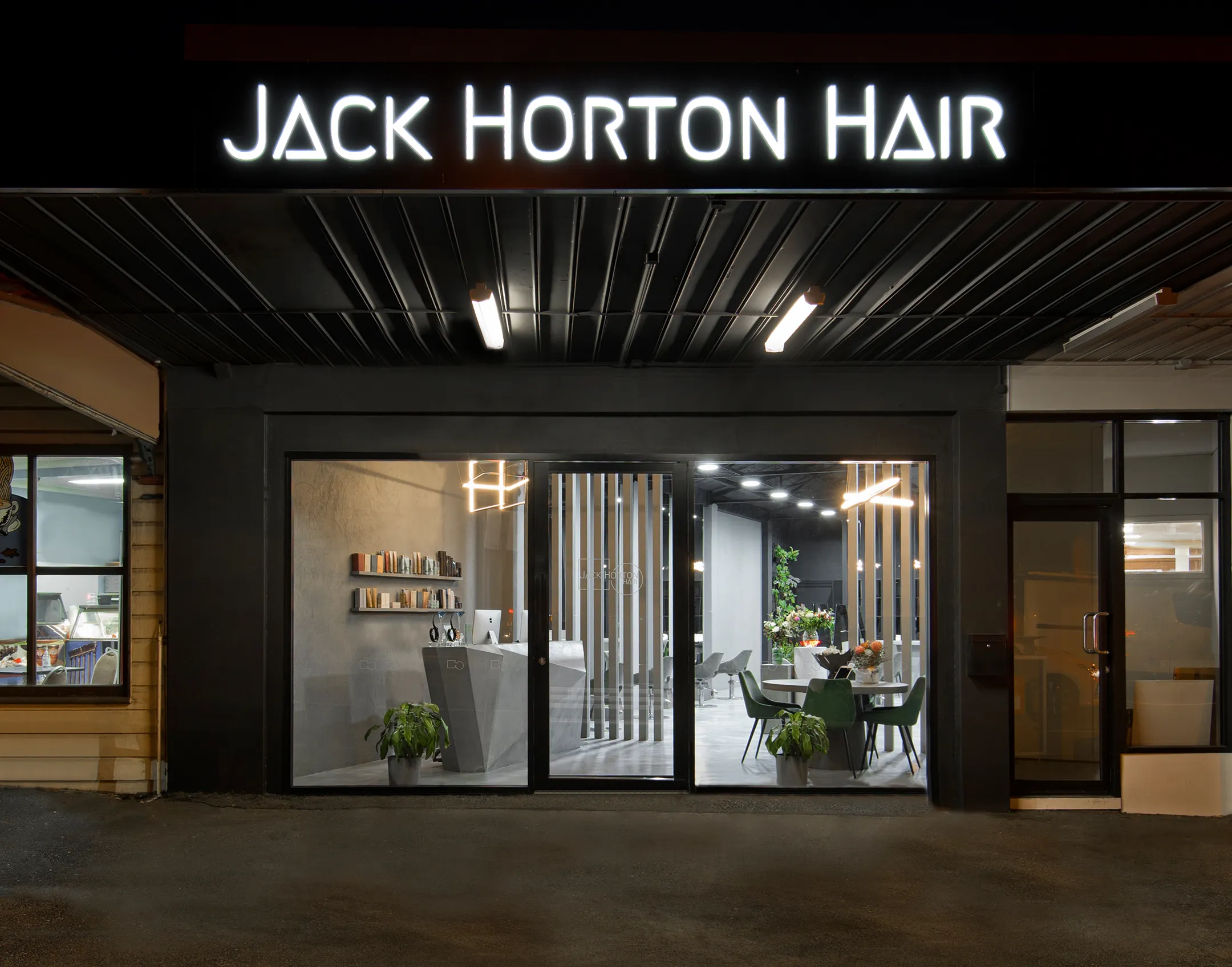 Office photo from the outside of it.