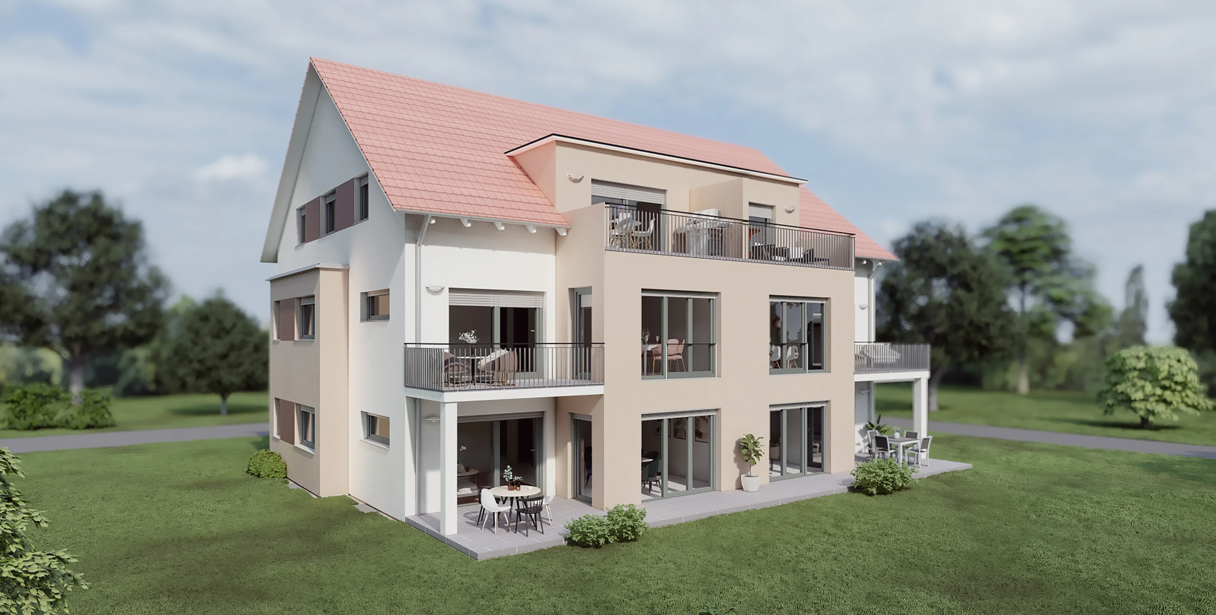 Planung einer Immobile als Kapitalanlage von HAUSER Massivbau.