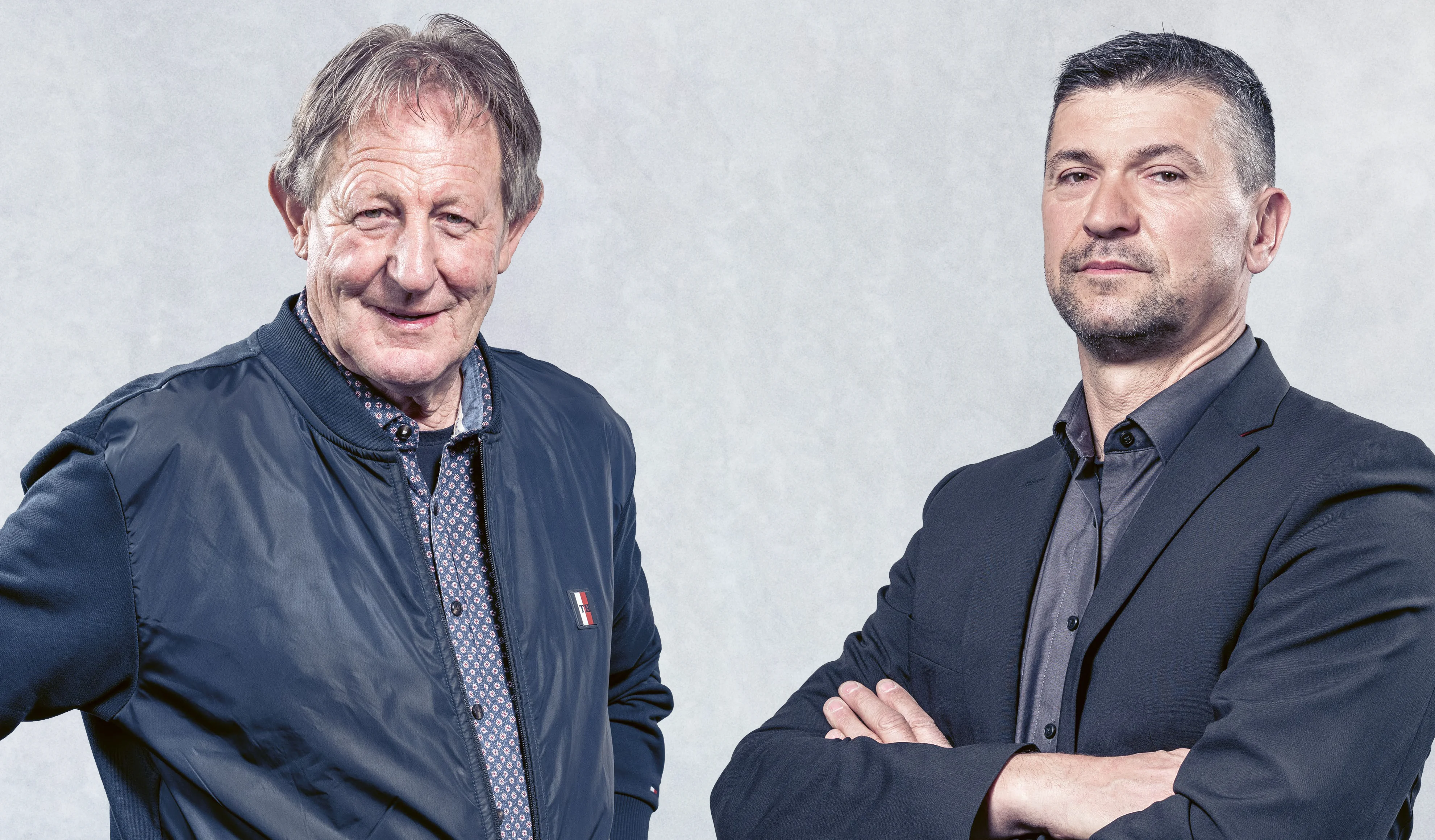 Heinz Hauser und Rainer Banholzer.