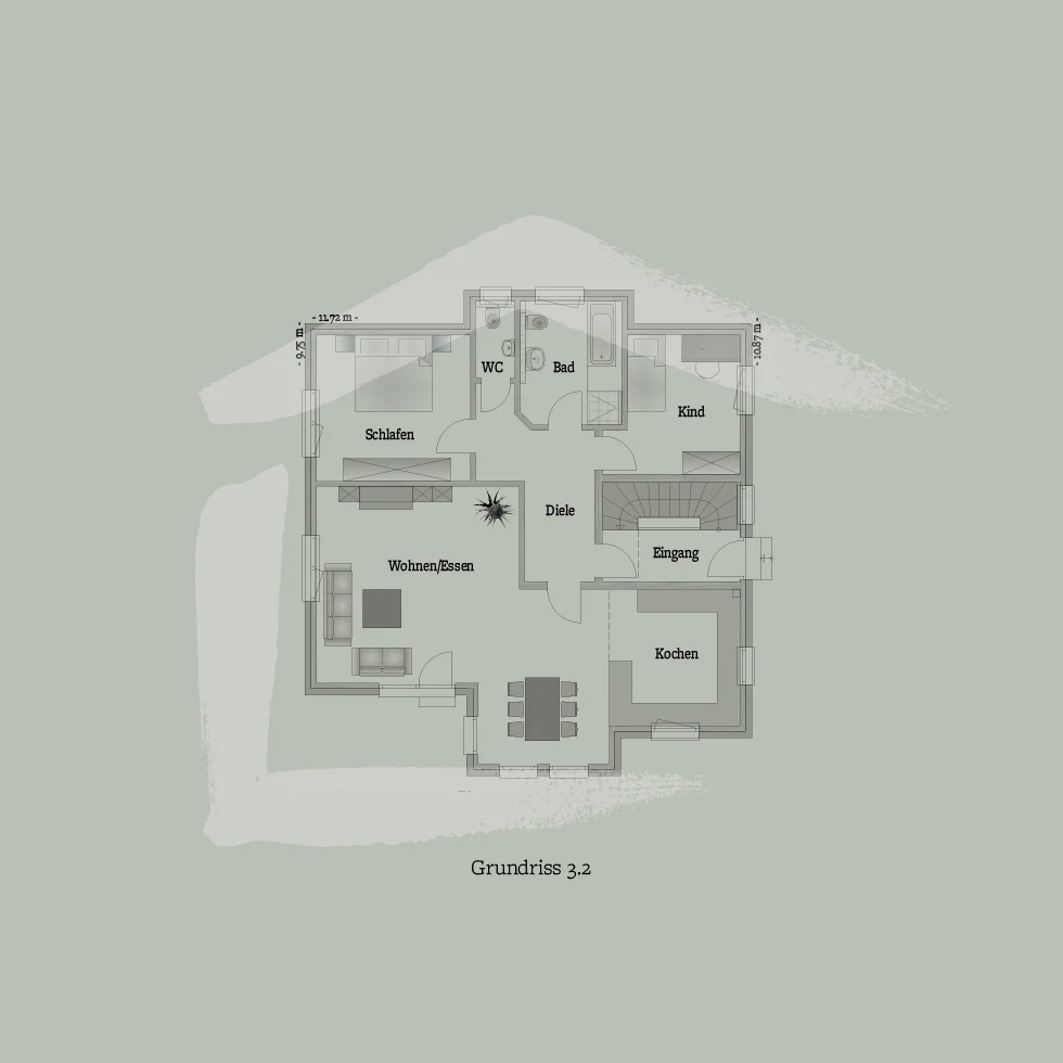Grundriss von HAUSER