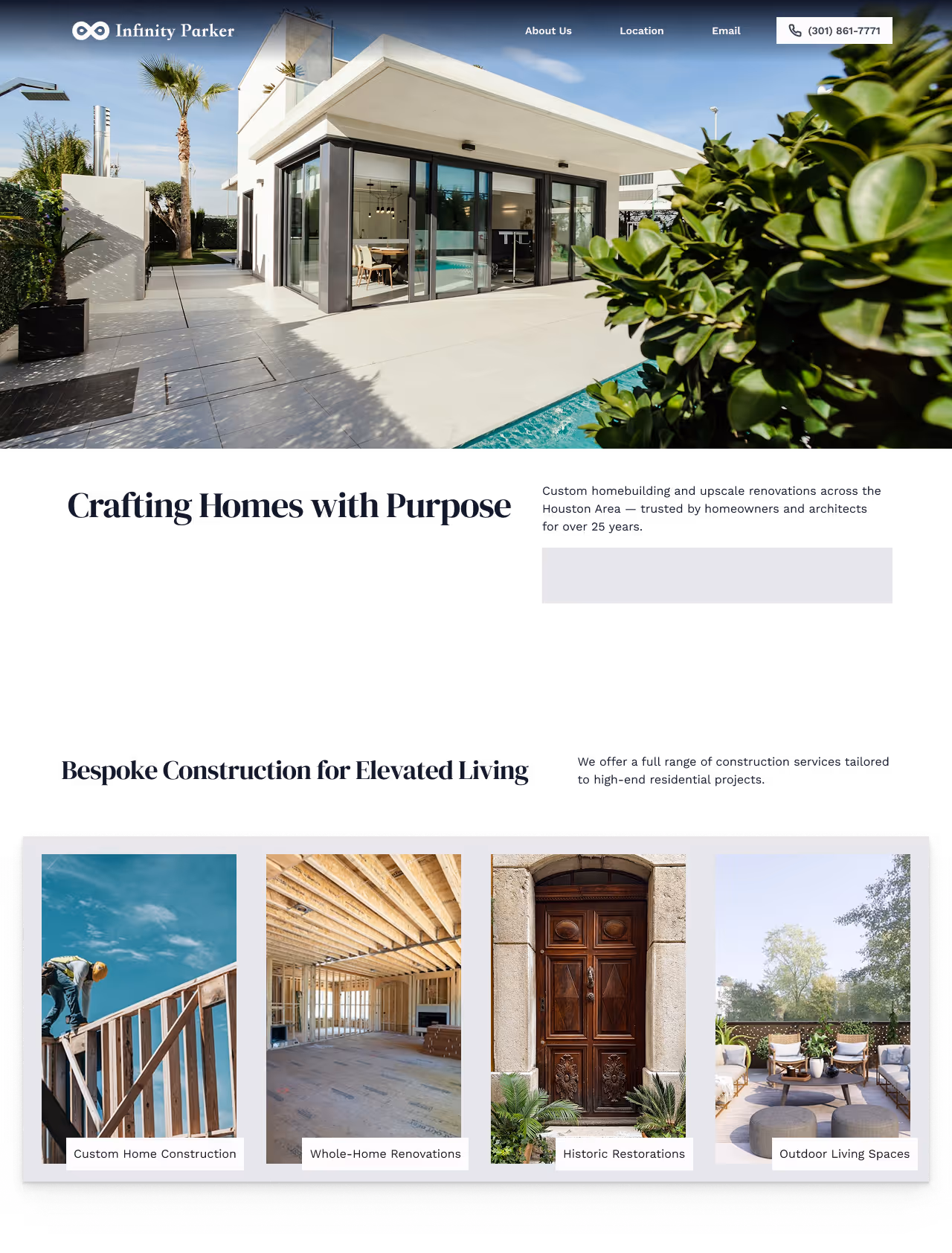 An example of our high end plumbing business website template