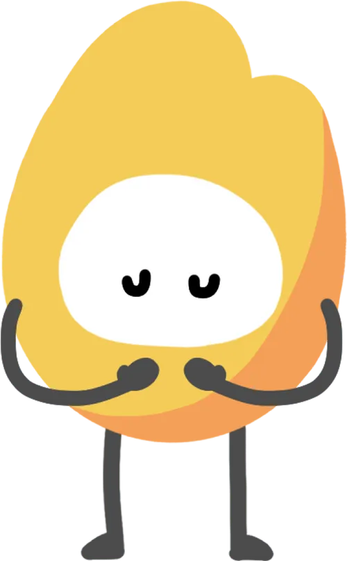 Karakter Nimo yang sedang merasa tenang